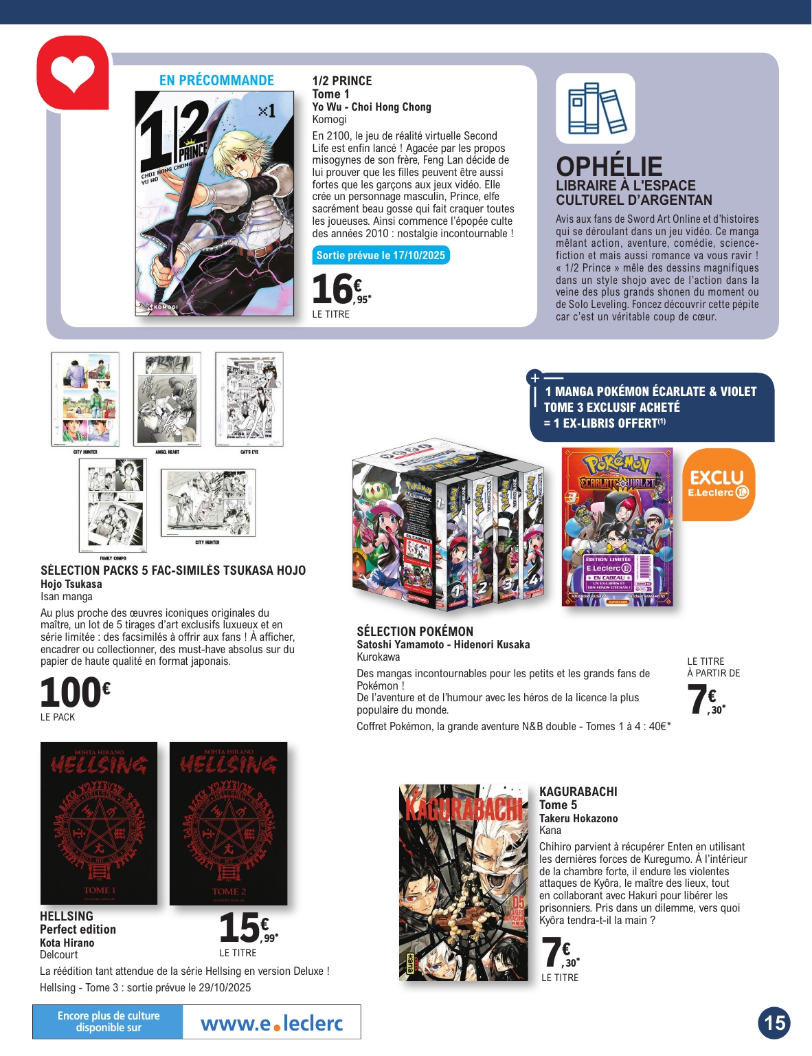 e-leclerc - Catalogue E.Leclerc - Espace Culturel valable du 14/10 au 20/12 - page: 15