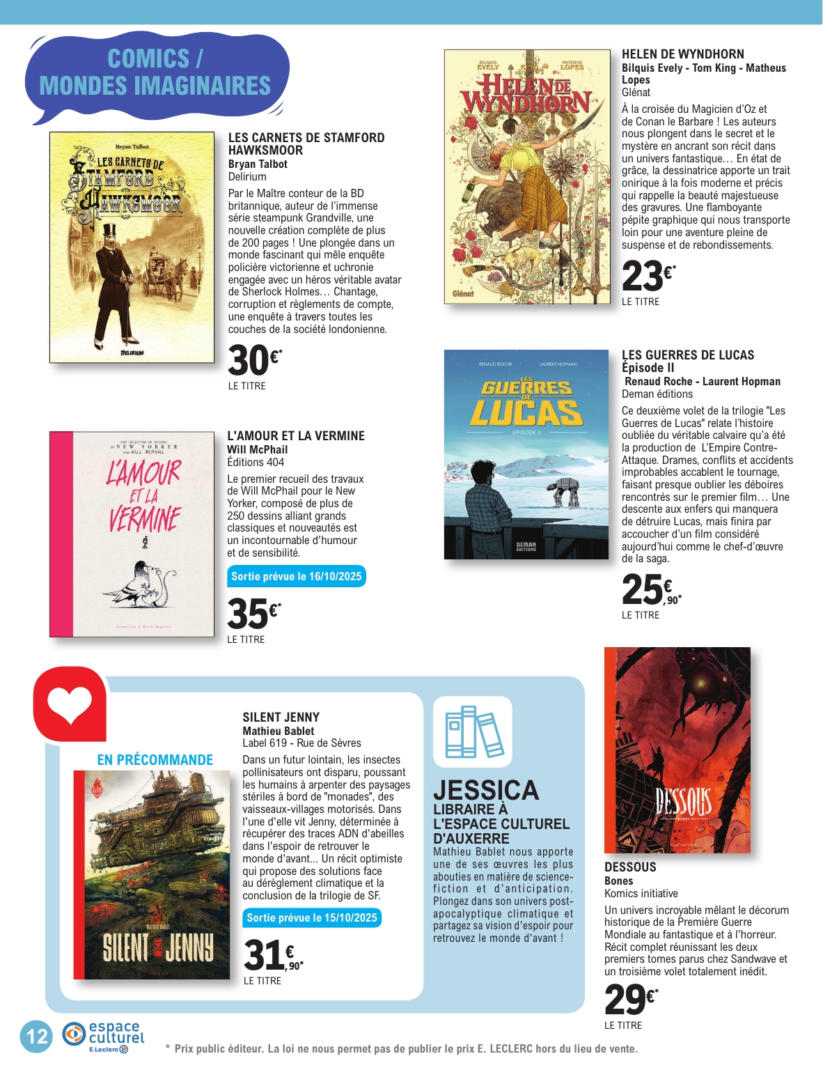 e-leclerc - Catalogue E.Leclerc - Espace Culturel valable du 14/10 au 20/12 - page: 12