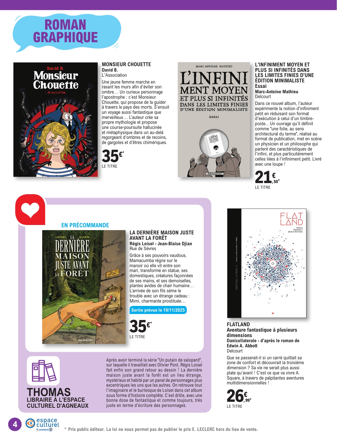 e-leclerc - Catalogue E.Leclerc - Espace Culturel valable du 14/10 au 20/12 - page: 4