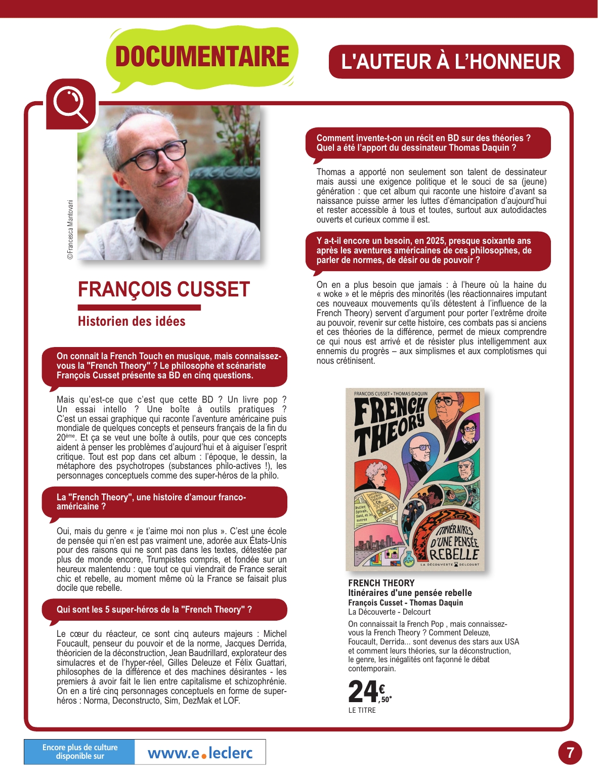 e-leclerc - Catalogue E.Leclerc - Espace Culturel valable du 14/10 au 20/12 - page: 7