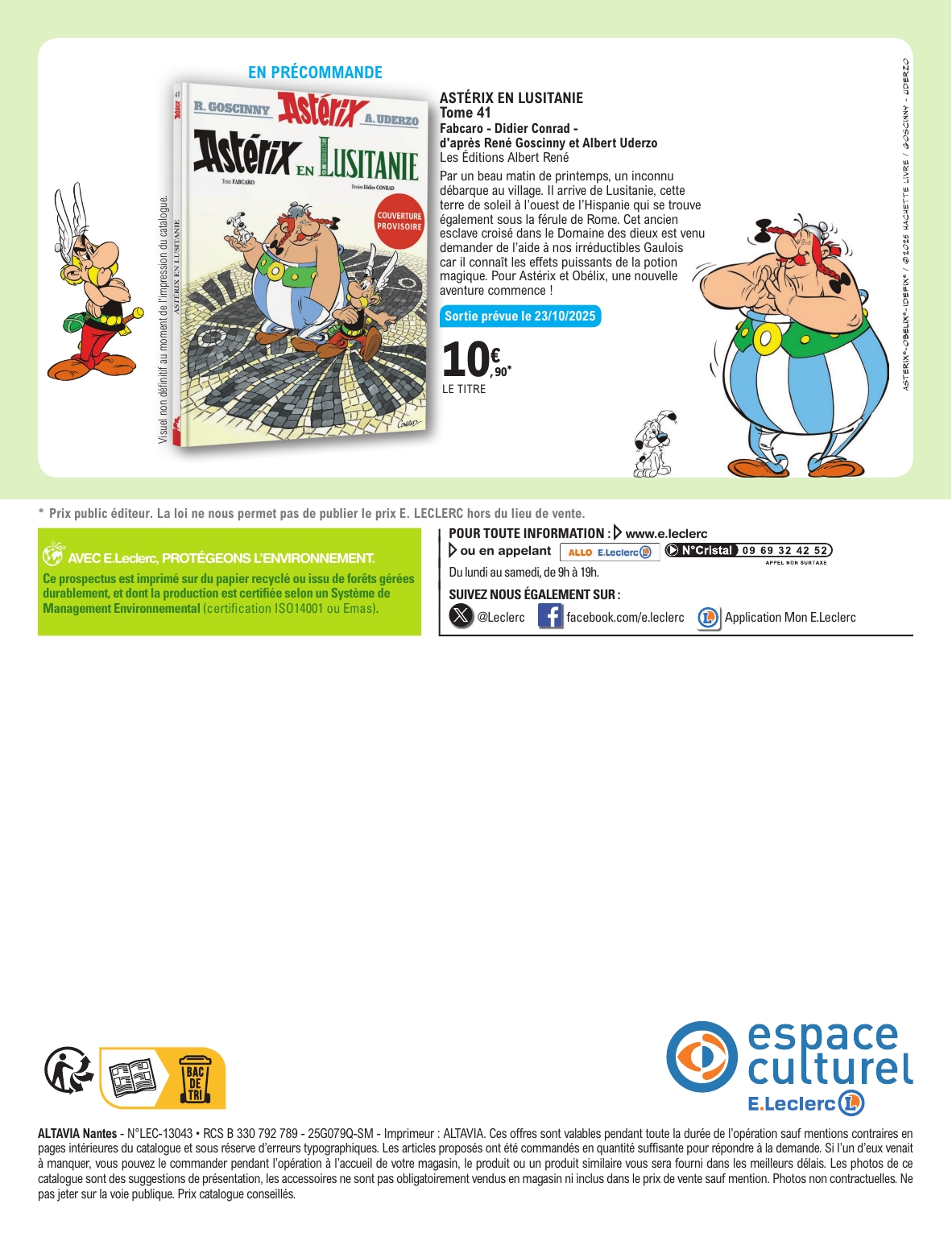 e-leclerc - Catalogue E.Leclerc - Espace Culturel valable du 14/10 au 20/12 - page: 16
