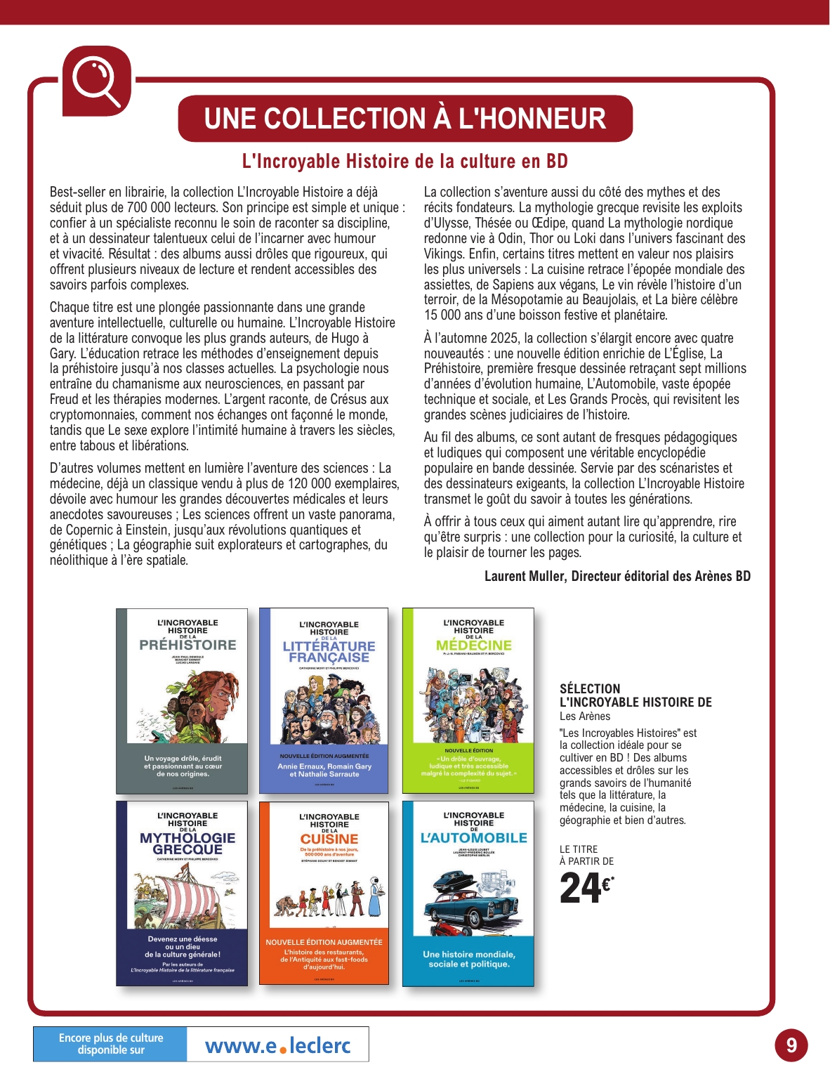 e-leclerc - Catalogue E.Leclerc - Espace Culturel valable du 14/10 au 20/12 - page: 9