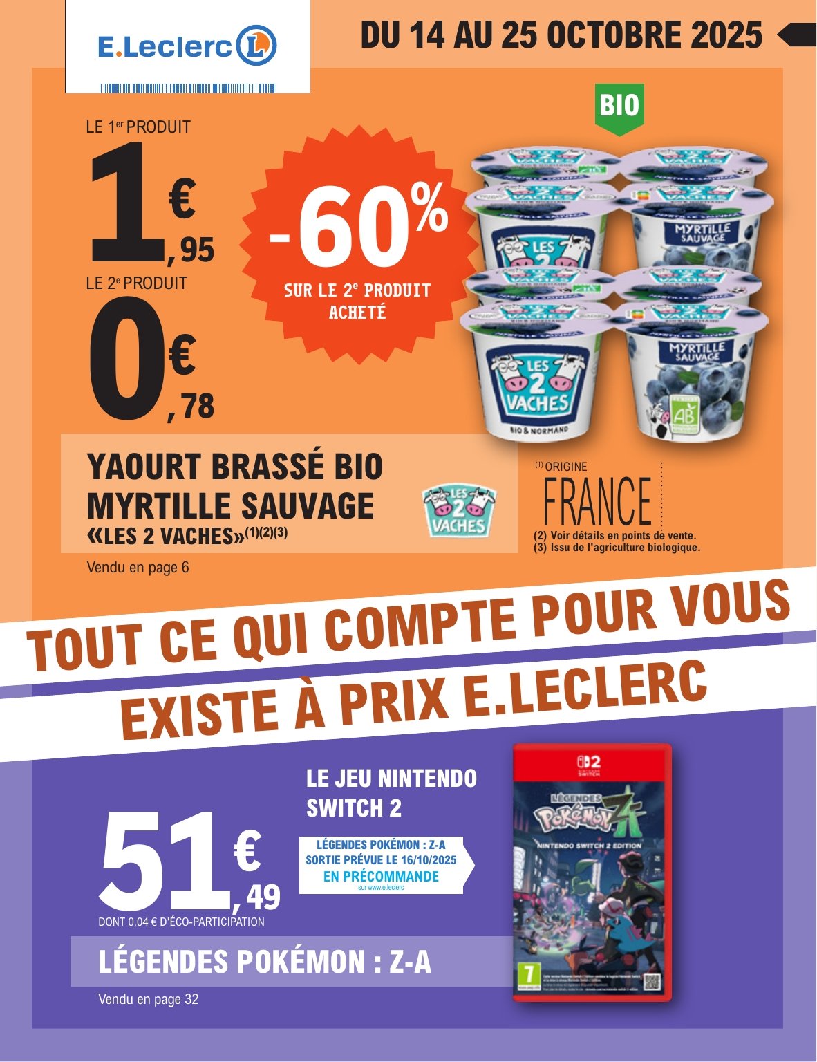 e-leclerc - Catalogue E.Leclerc valable du 14/10 au 25/10