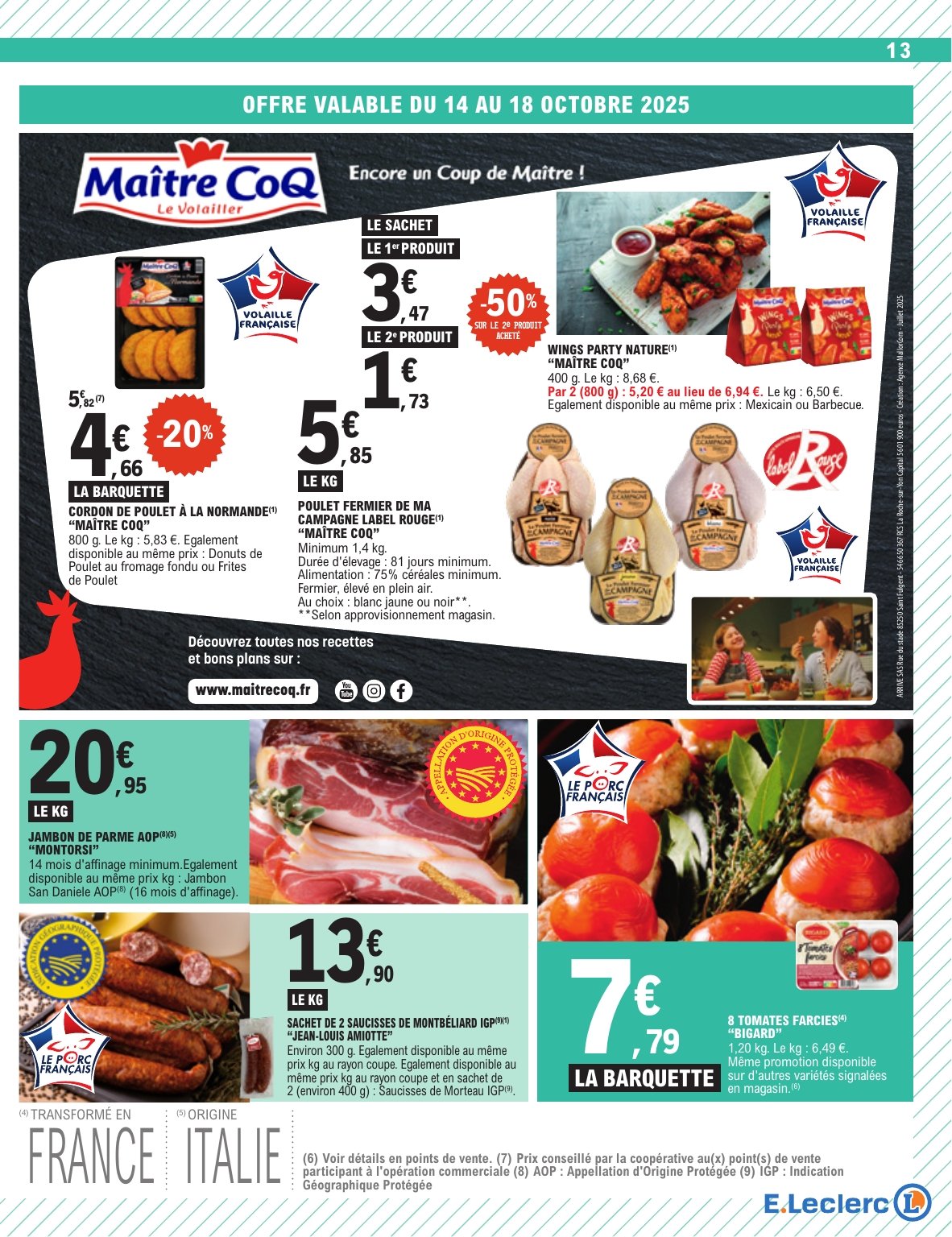 e-leclerc - Catalogue E.Leclerc valable du 14/10 au 25/10 - page: 13