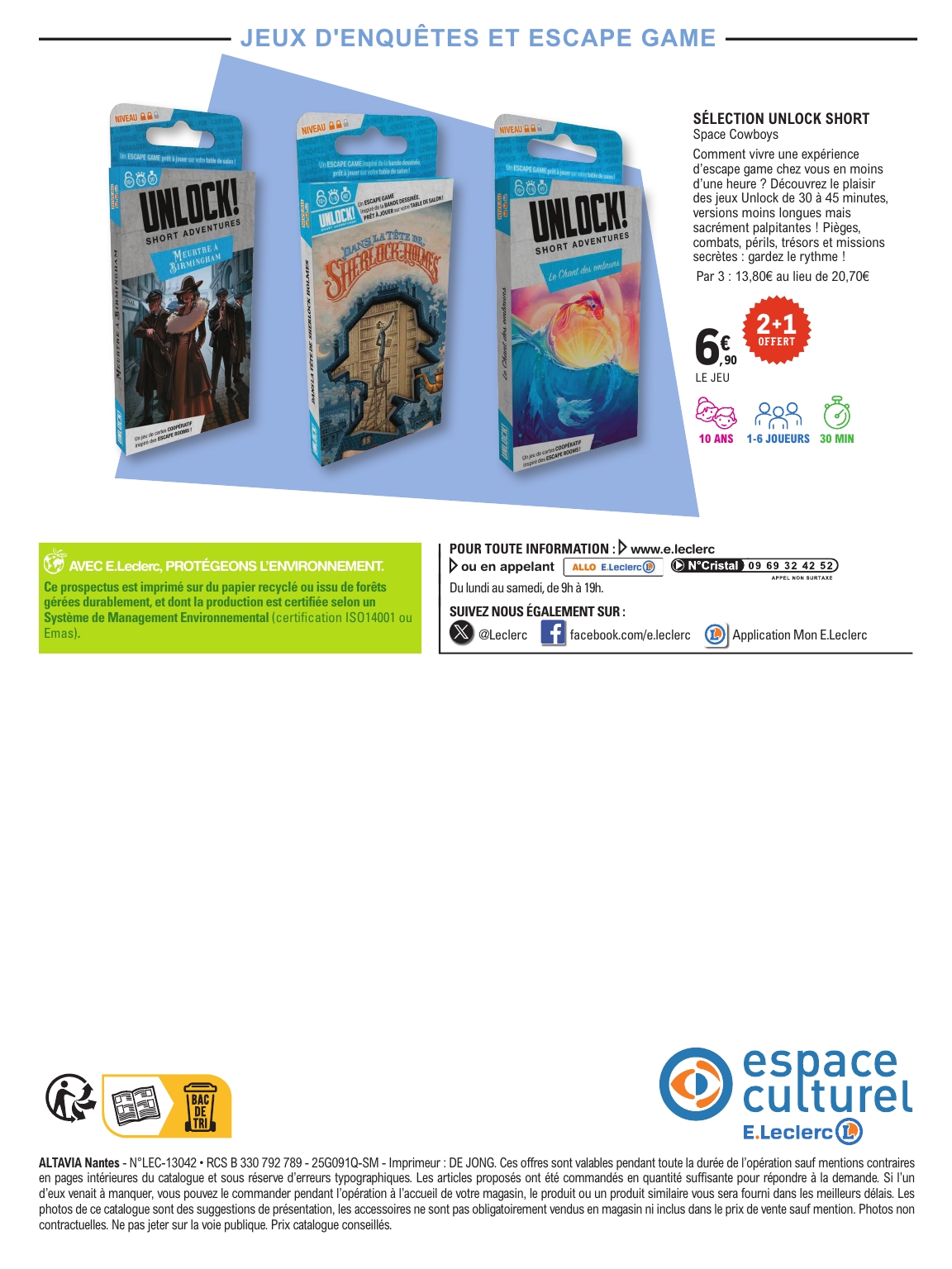 e-leclerc - Catalogue E.Leclerc - Guide ludo & Jeux de societe valable du 21/10 au 08/11 - page: 20