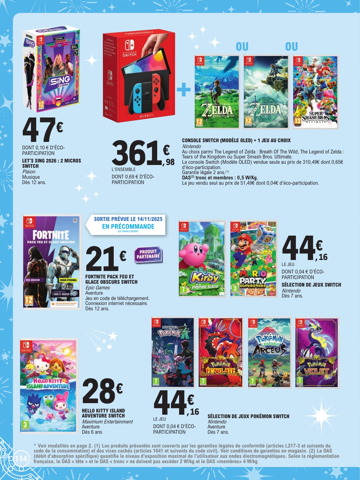 e-leclerc - Catalogue E.Leclerc - Special jouets valable du 21/10 au 06/12 - page: 114 e-leclerc - Catalogue E.Leclerc - Special jouets valable du 21/10 au 06/12 - page: 114