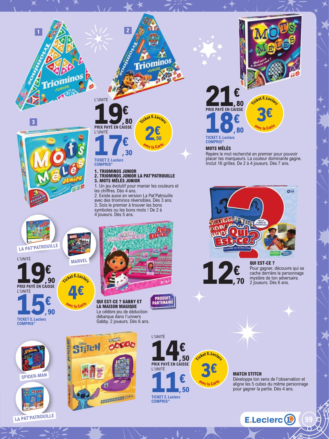 e-leclerc - Catalogue E.Leclerc - Special jouets valable du 21/10 au 06/12 - page: 99 e-leclerc - Catalogue E.Leclerc - Special jouets valable du 21/10 au 06/12 - page: 99