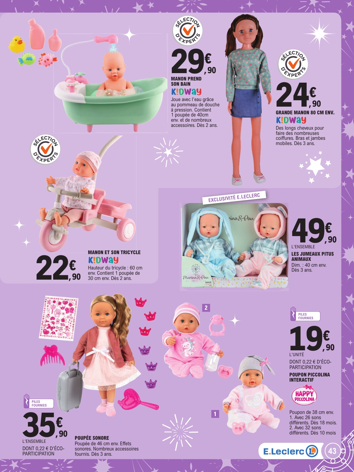 e-leclerc - Catalogue E.Leclerc - Special jouets valable du 21/10 au 06/12 - page: 43 e-leclerc - Catalogue E.Leclerc - Special jouets valable du 21/10 au 06/12 - page: 43