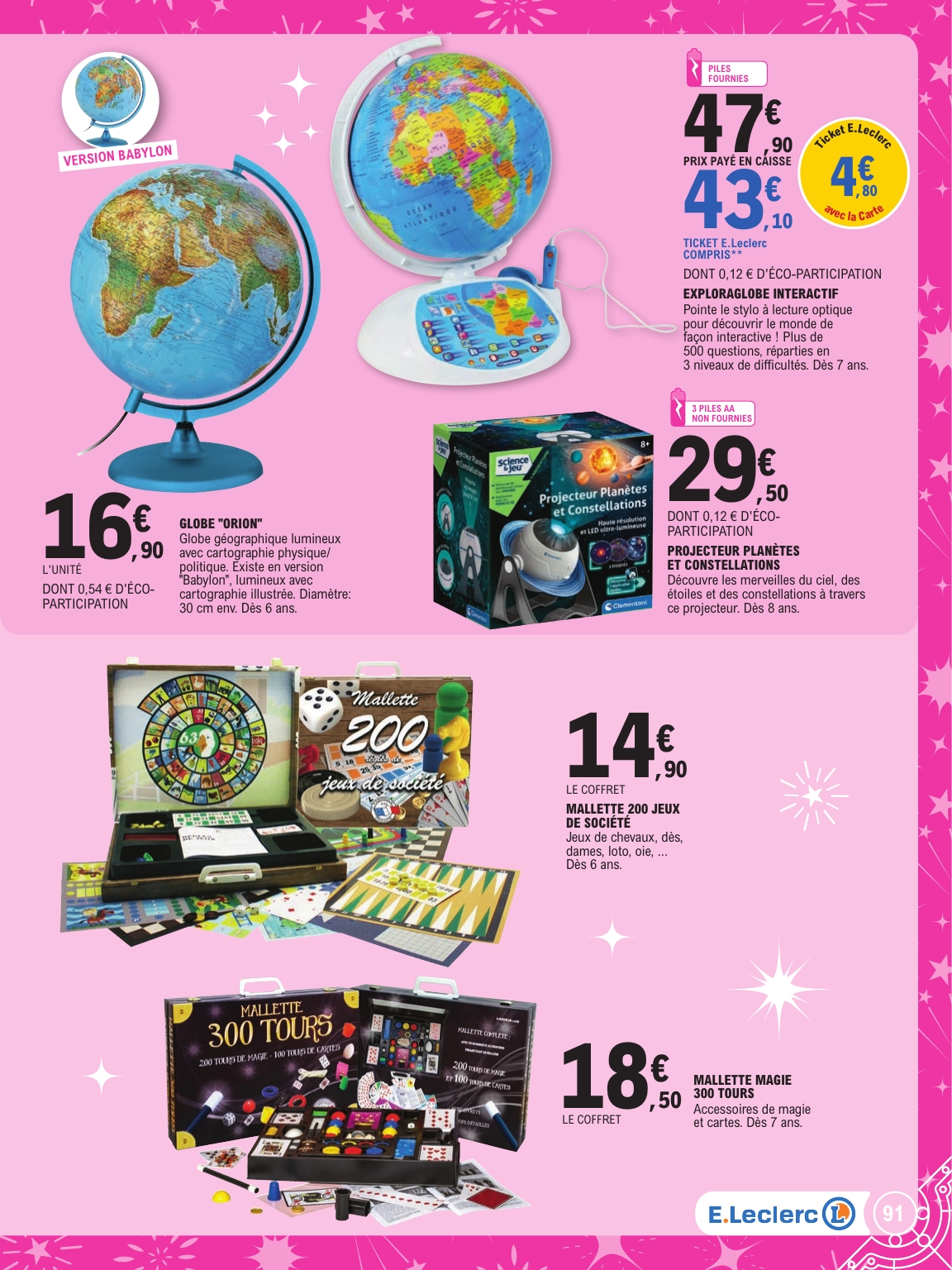 e-leclerc - Catalogue E.Leclerc - Special jouets valable du 21/10 au 06/12 - page: 91 e-leclerc - Catalogue E.Leclerc - Special jouets valable du 21/10 au 06/12 - page: 91