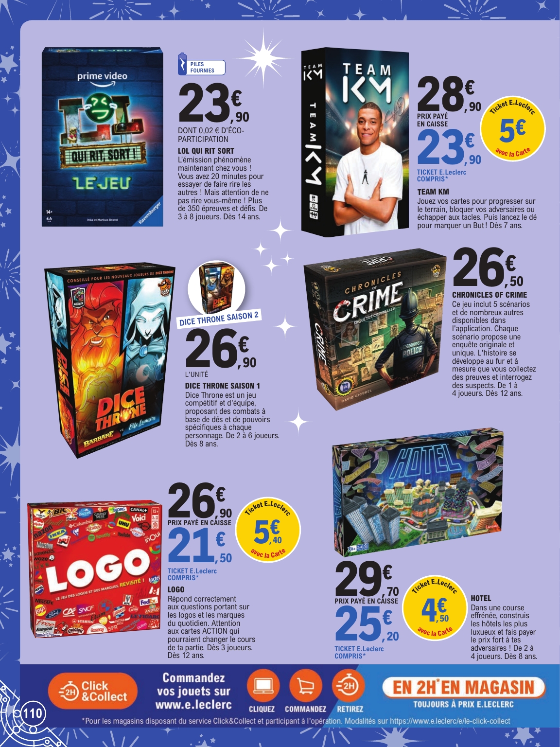 e-leclerc - Catalogue E.Leclerc - Special jouets valable du 21/10 au 06/12 - page: 110 e-leclerc - Catalogue E.Leclerc - Special jouets valable du 21/10 au 06/12 - page: 110