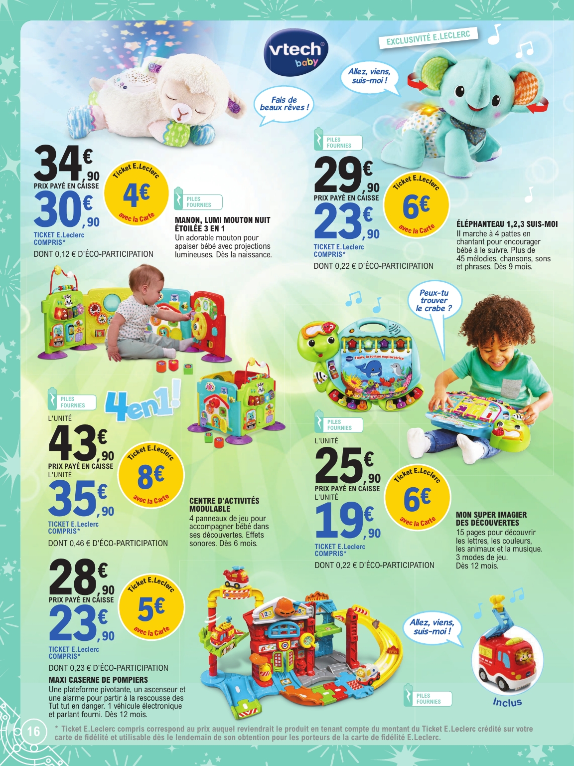 e-leclerc - Catalogue E.Leclerc - Special jouets valable du 21/10 au 06/12 - page: 16 e-leclerc - Catalogue E.Leclerc - Special jouets valable du 21/10 au 06/12 - page: 16
