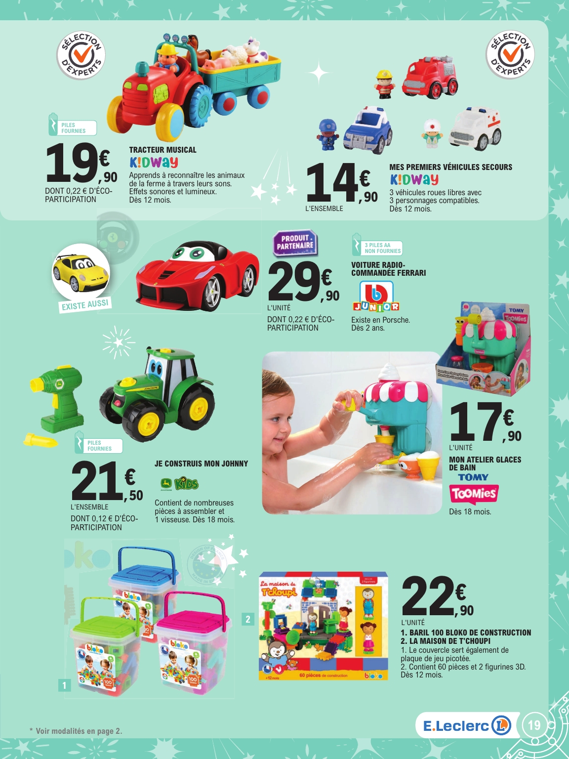 e-leclerc - Catalogue E.Leclerc - Special jouets valable du 21/10 au 06/12 - page: 19 e-leclerc - Catalogue E.Leclerc - Special jouets valable du 21/10 au 06/12 - page: 19