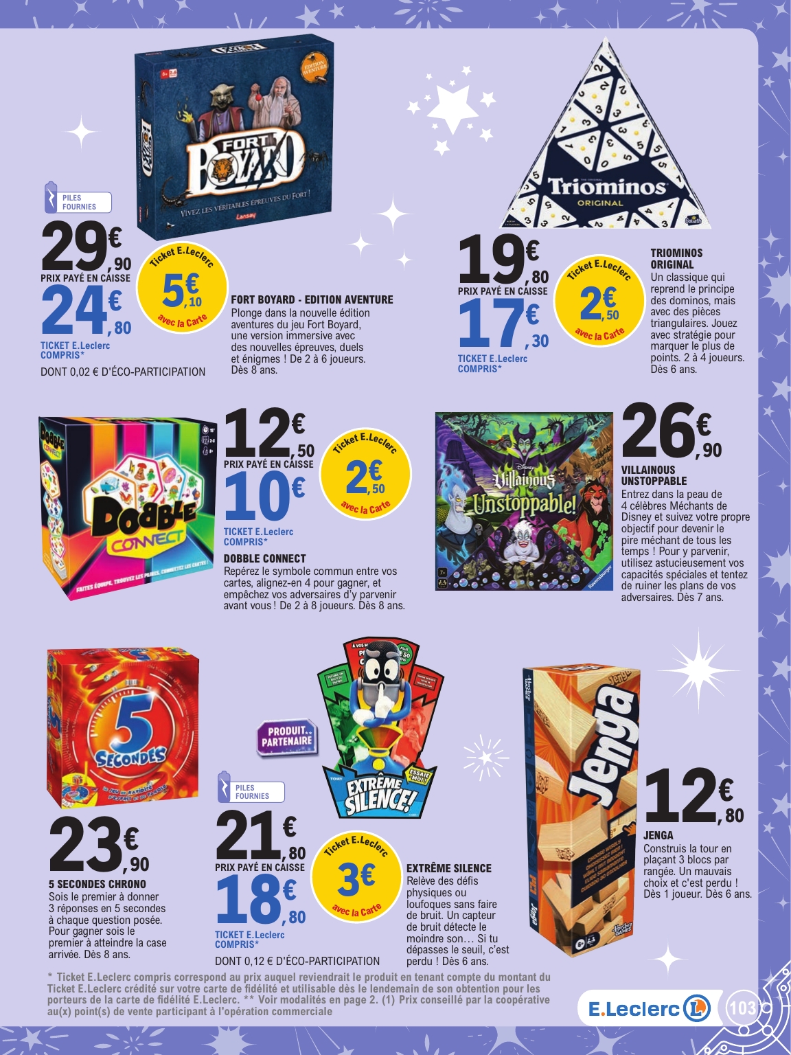 e-leclerc - Catalogue E.Leclerc - Special jouets valable du 21/10 au 06/12 - page: 103 e-leclerc - Catalogue E.Leclerc - Special jouets valable du 21/10 au 06/12 - page: 103
