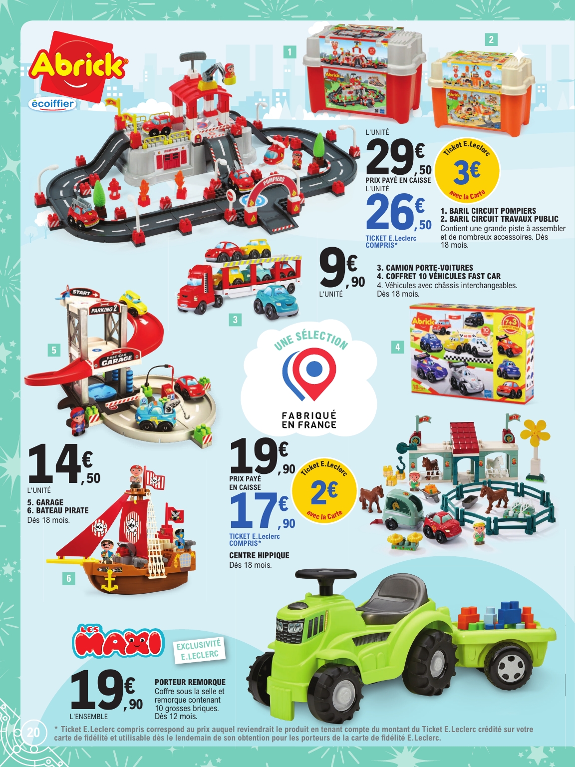 e-leclerc - Catalogue E.Leclerc - Special jouets valable du 21/10 au 06/12 - page: 20 e-leclerc - Catalogue E.Leclerc - Special jouets valable du 21/10 au 06/12 - page: 20