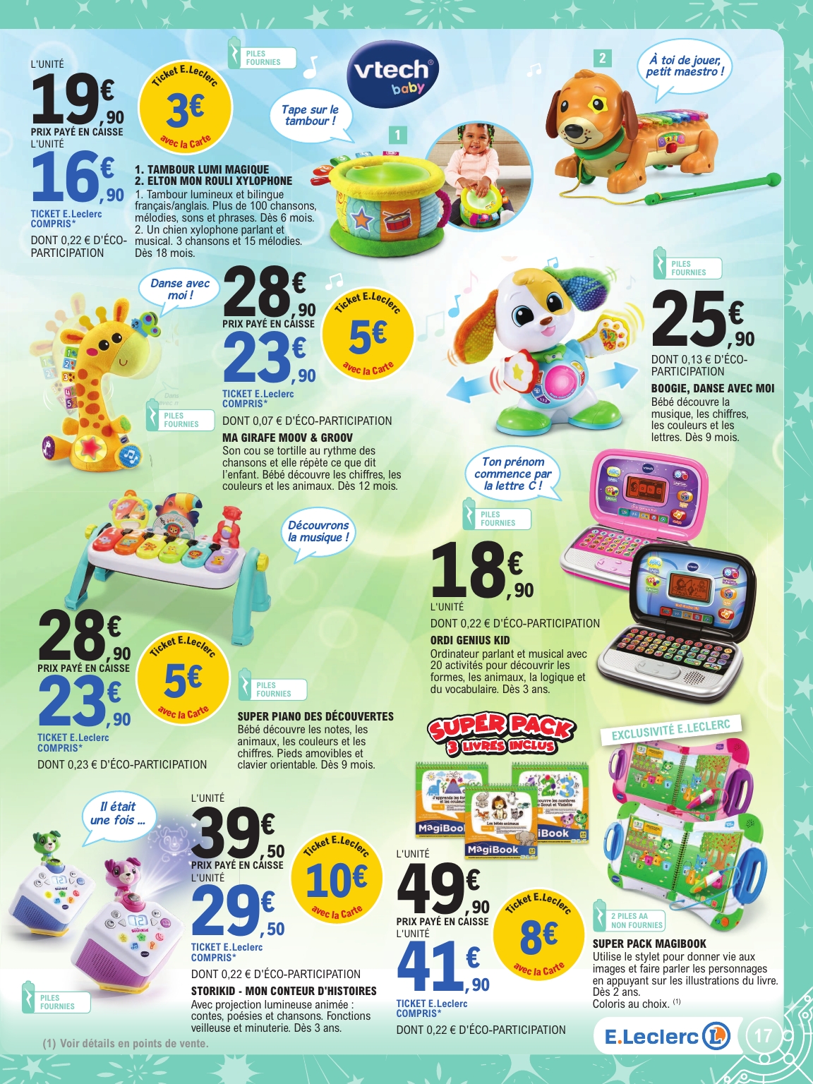 e-leclerc - Catalogue E.Leclerc - Special jouets valable du 21/10 au 06/12 - page: 17 e-leclerc - Catalogue E.Leclerc - Special jouets valable du 21/10 au 06/12 - page: 17