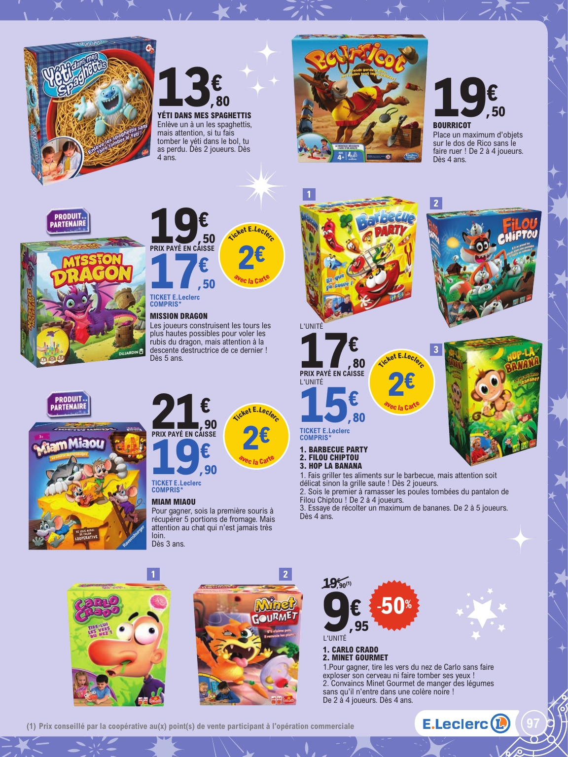 e-leclerc - Catalogue E.Leclerc - Special jouets valable du 21/10 au 06/12 - page: 97 e-leclerc - Catalogue E.Leclerc - Special jouets valable du 21/10 au 06/12 - page: 97