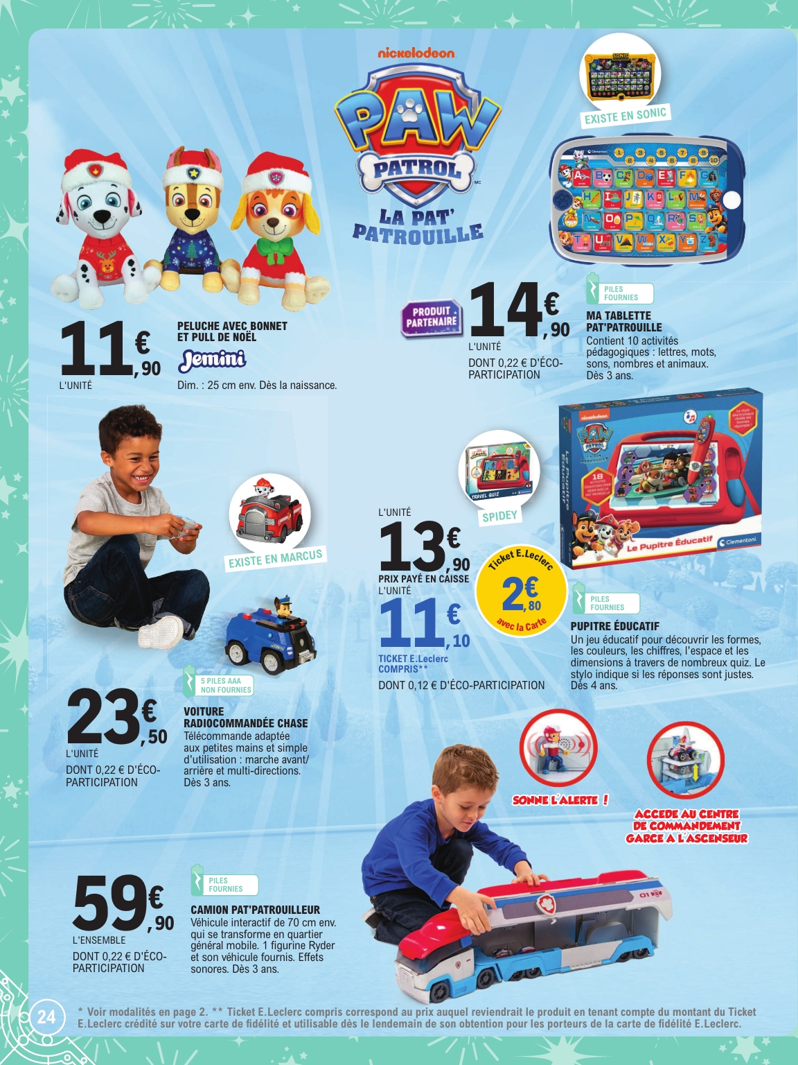 e-leclerc - Catalogue E.Leclerc - Special jouets valable du 21/10 au 06/12 - page: 24 e-leclerc - Catalogue E.Leclerc - Special jouets valable du 21/10 au 06/12 - page: 24