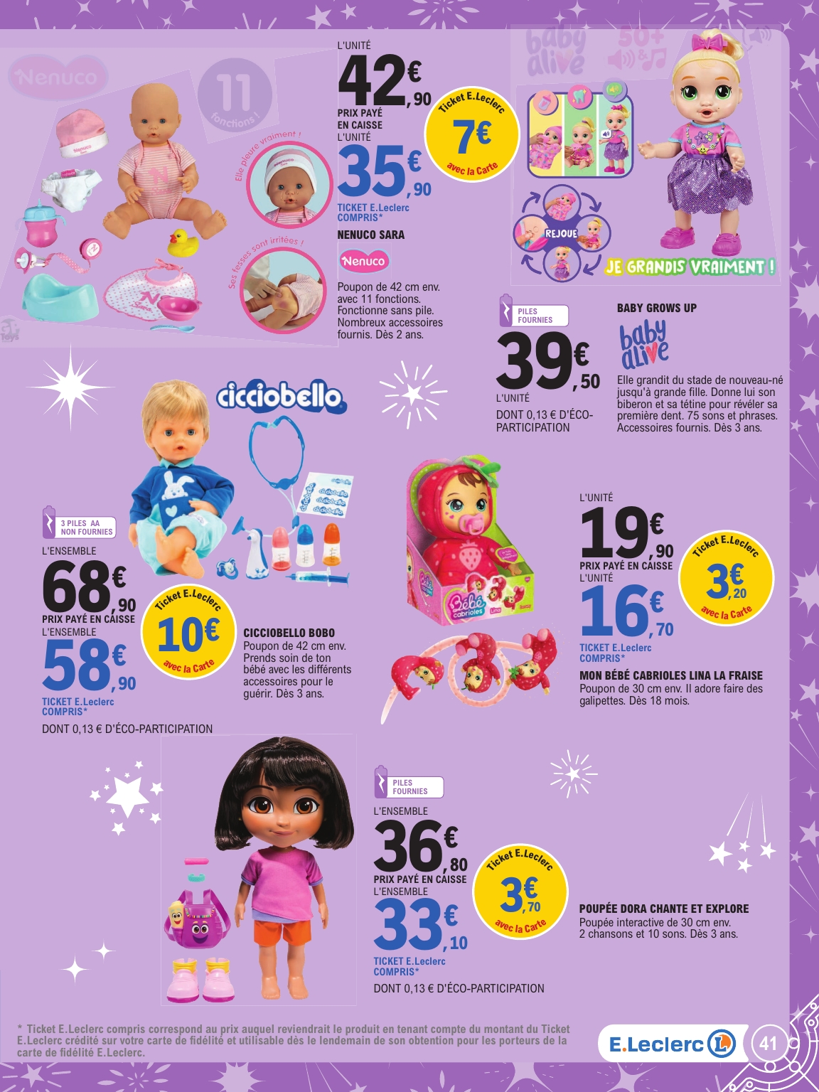 e-leclerc - Catalogue E.Leclerc - Special jouets valable du 21/10 au 06/12 - page: 41 e-leclerc - Catalogue E.Leclerc - Special jouets valable du 21/10 au 06/12 - page: 41