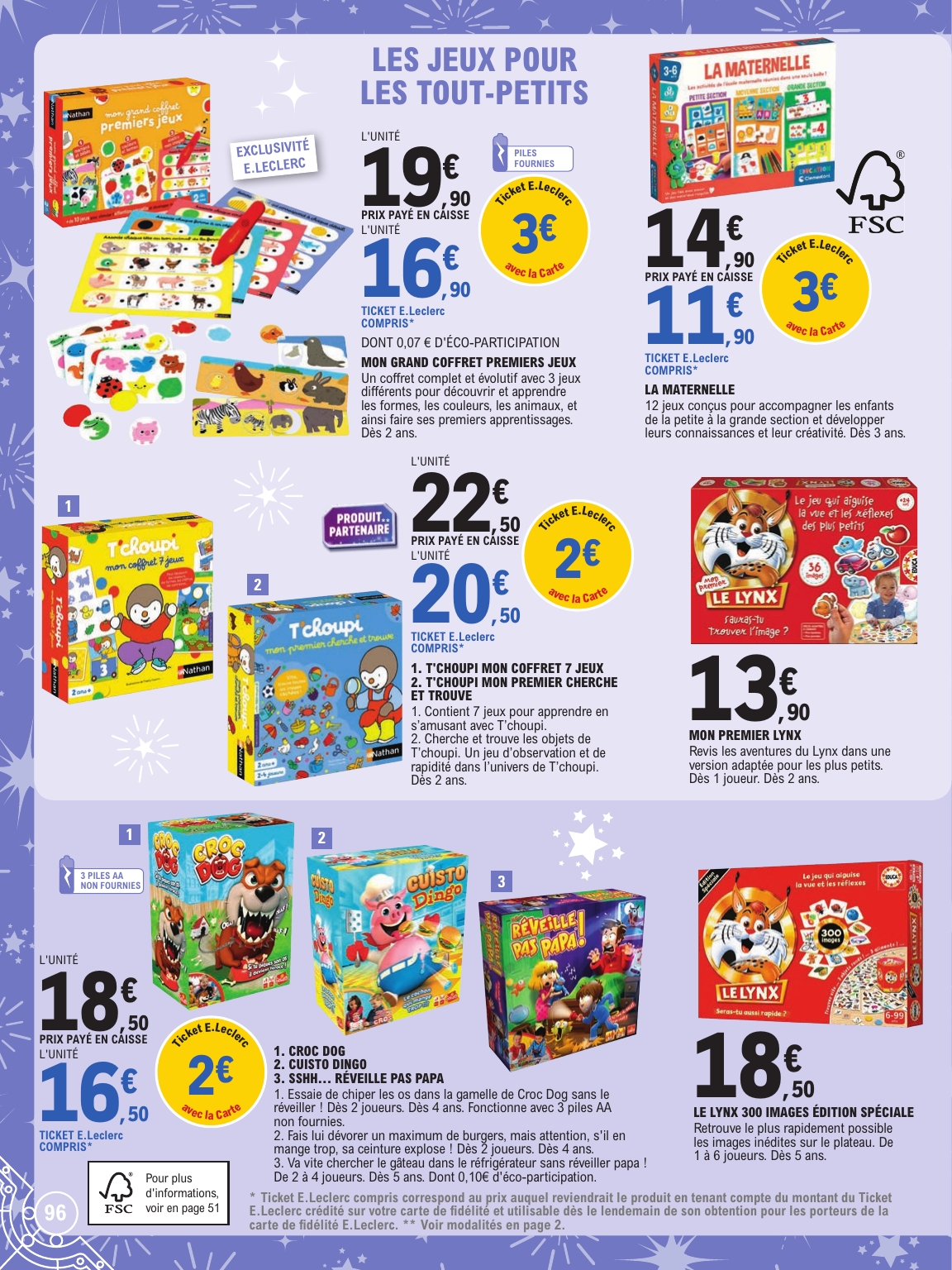 e-leclerc - Catalogue E.Leclerc - Special jouets valable du 21/10 au 06/12 - page: 96 e-leclerc - Catalogue E.Leclerc - Special jouets valable du 21/10 au 06/12 - page: 96