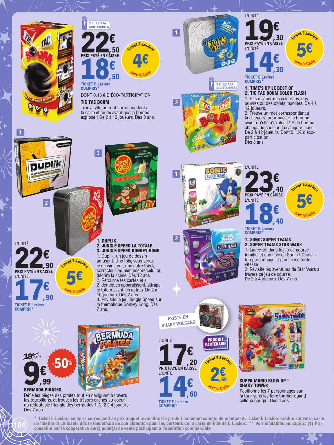 e-leclerc - Catalogue E.Leclerc - Special jouets valable du 21/10 au 06/12 - page: 104 e-leclerc - Catalogue E.Leclerc - Special jouets valable du 21/10 au 06/12 - page: 104