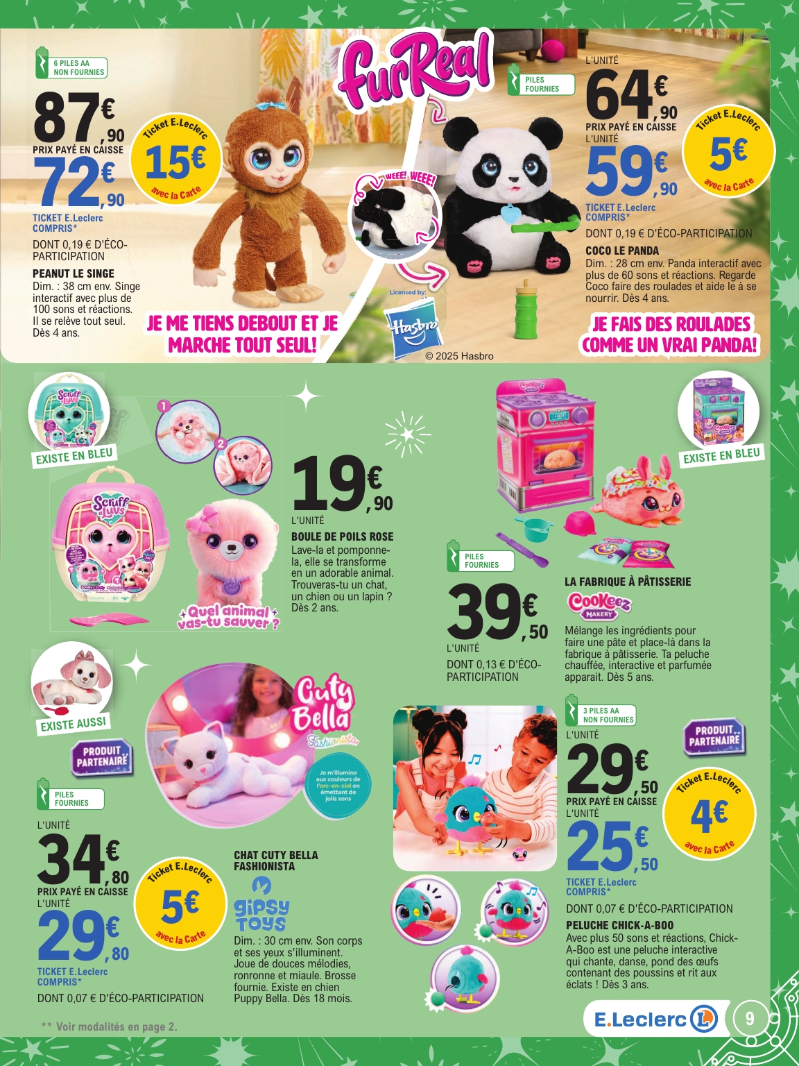 e-leclerc - Catalogue E.Leclerc - Special jouets valable du 21/10 au 06/12 - page: 9 e-leclerc - Catalogue E.Leclerc - Special jouets valable du 21/10 au 06/12 - page: 9