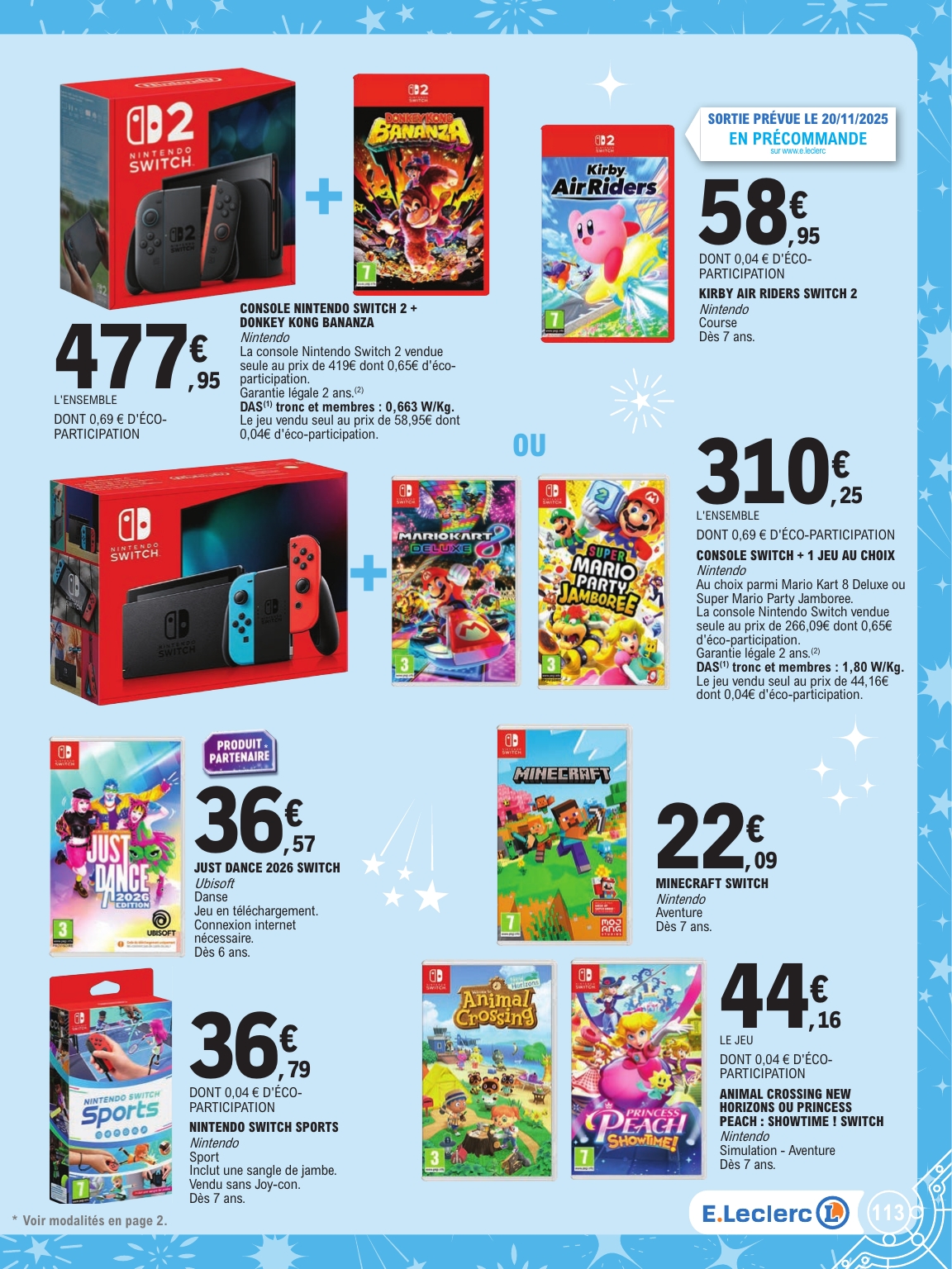 e-leclerc - Catalogue E.Leclerc - Special jouets valable du 21/10 au 06/12 - page: 113 e-leclerc - Catalogue E.Leclerc - Special jouets valable du 21/10 au 06/12 - page: 113