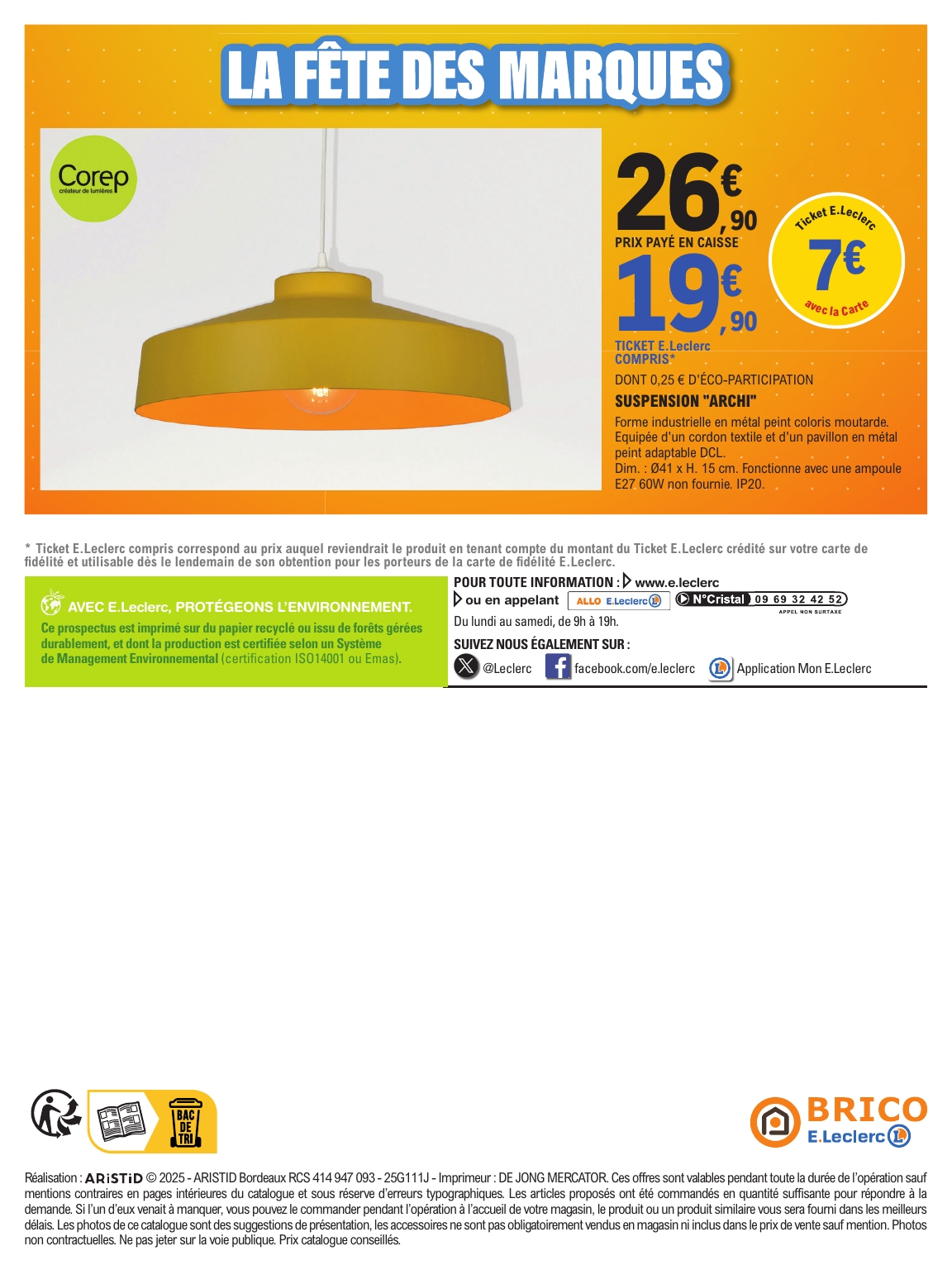 e-leclerc - Catalogue E.Leclerc - Trafic Brico valable du 21/10 au 08/11 - page: 20