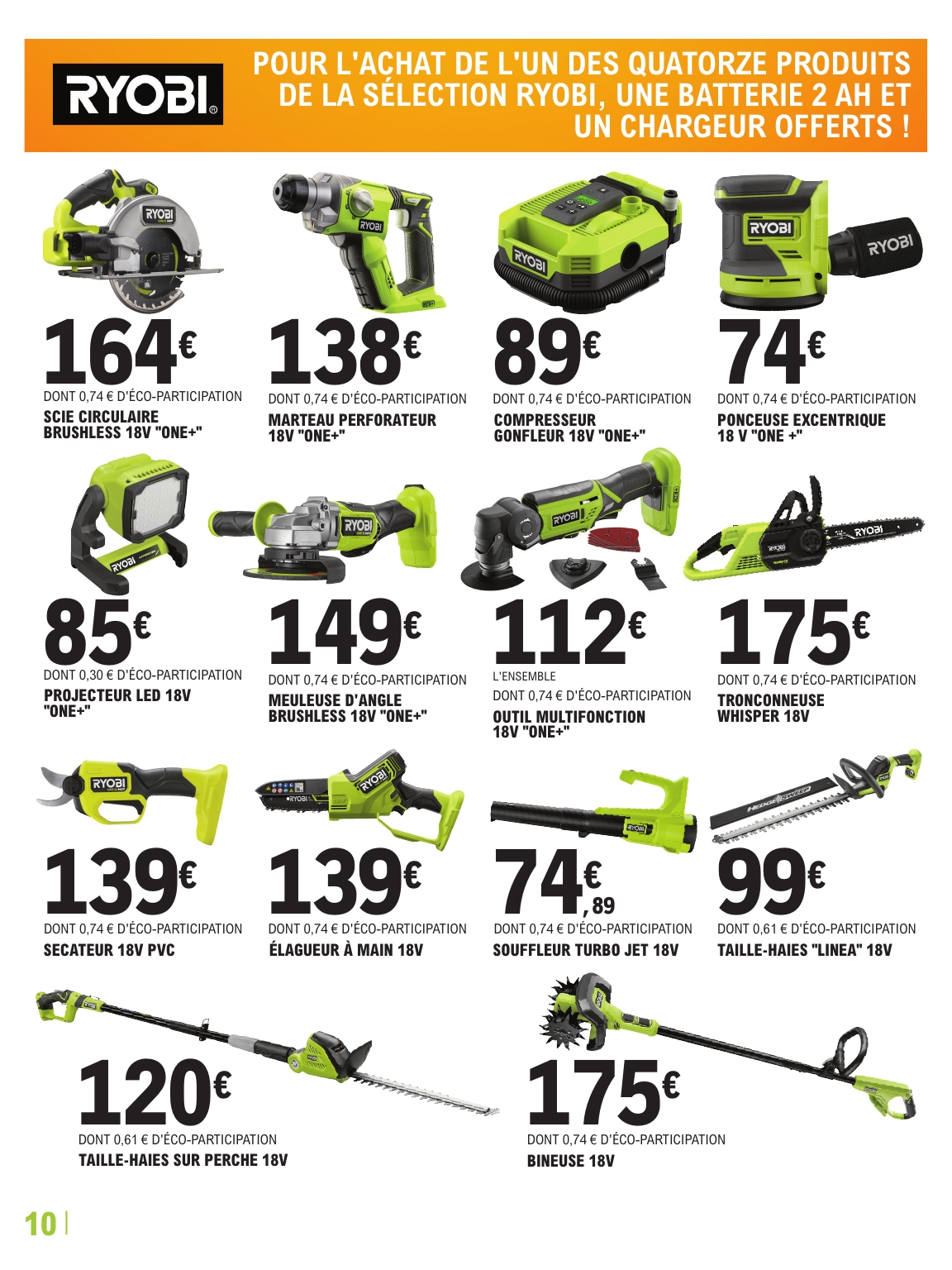 e-leclerc - Catalogue E.Leclerc - Trafic Brico valable du 21/10 au 08/11 - page: 10