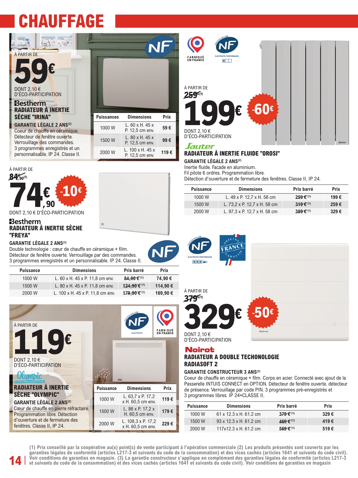 e-leclerc - Catalogue E.Leclerc - Trafic Brico valable du 21/10 au 08/11 - page: 14