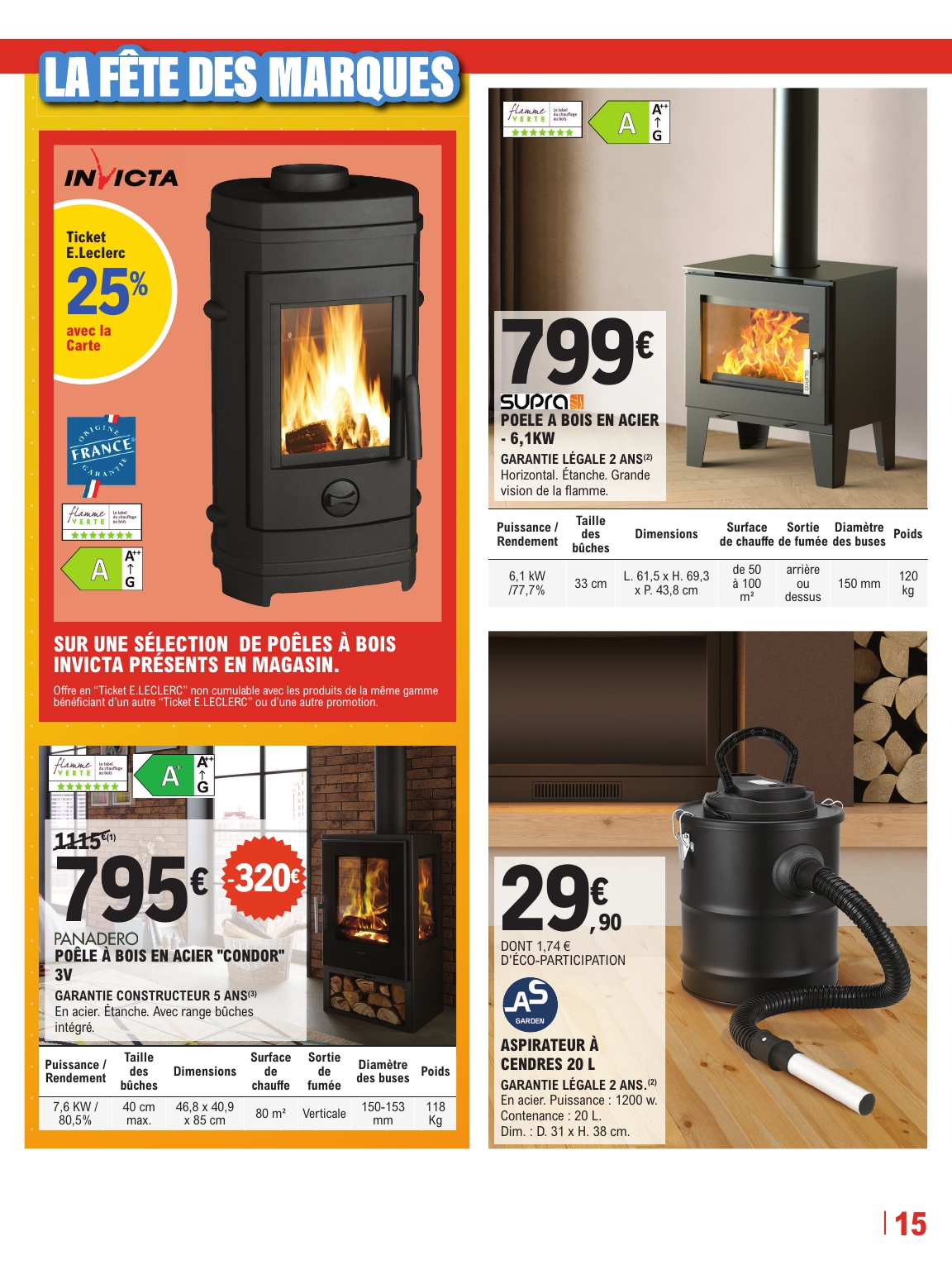 e-leclerc - Catalogue E.Leclerc - Trafic Brico valable du 21/10 au 08/11 - page: 15