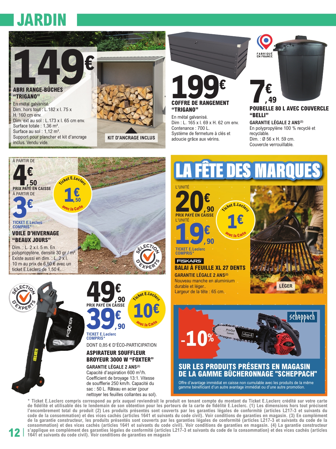 e-leclerc - Catalogue E.Leclerc - Trafic Brico valable du 21/10 au 08/11 - page: 12