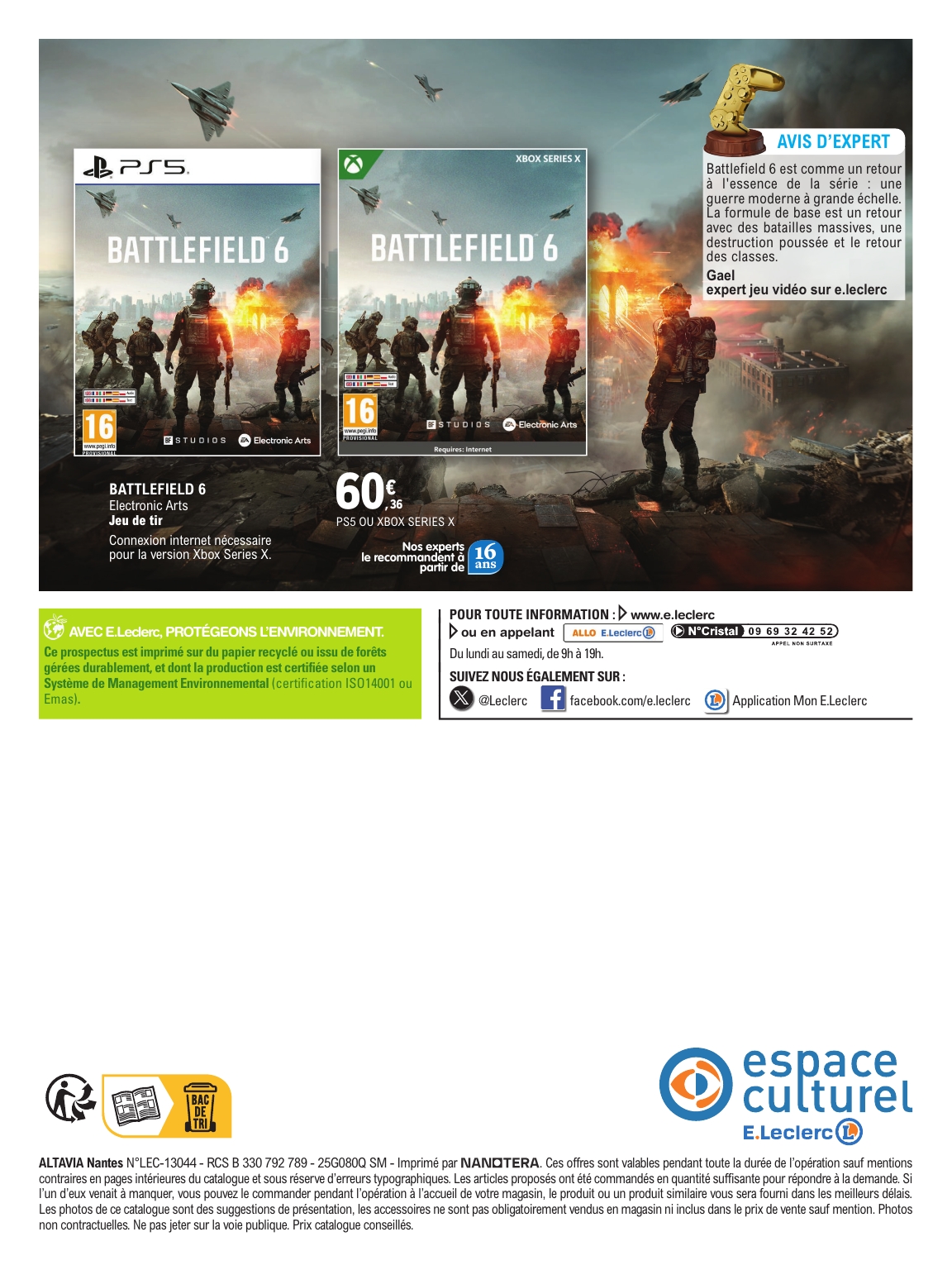 e-leclerc - Catalogue E.Leclerc - Guide jeu video valable du 21/10 au 08/11 - page: 20