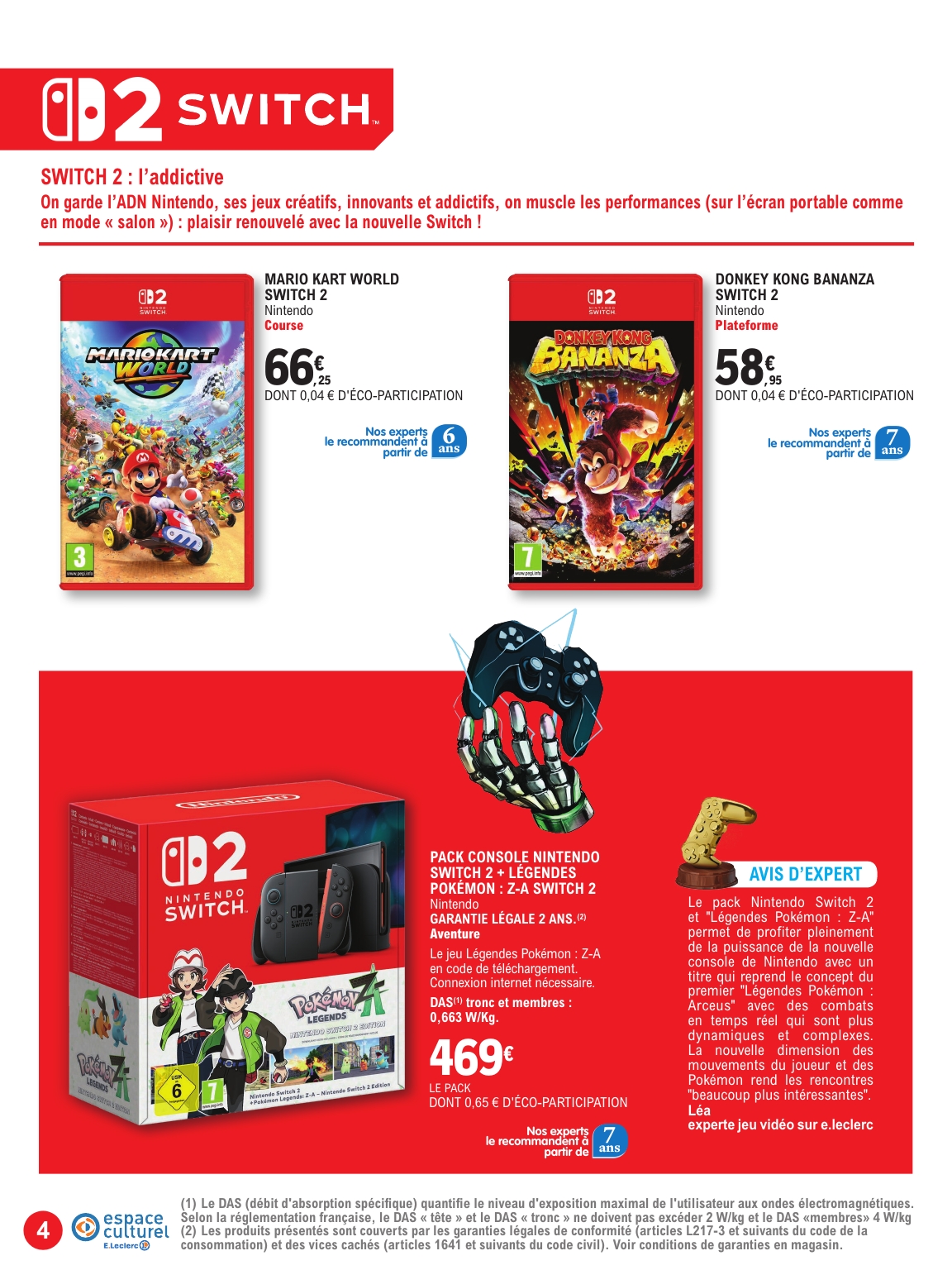 e-leclerc - Catalogue E.Leclerc - Guide jeu video valable du 21/10 au 08/11 - page: 4