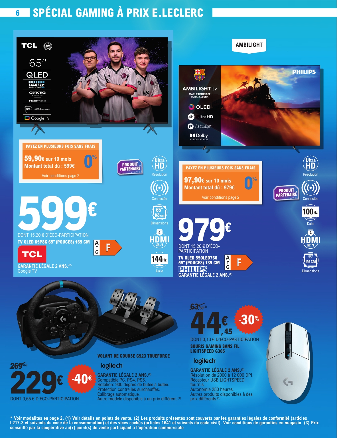 e-leclerc - Catalogue E.Leclerc - Spécial High Tech valable du 28/10 au 08/11 - page: 6