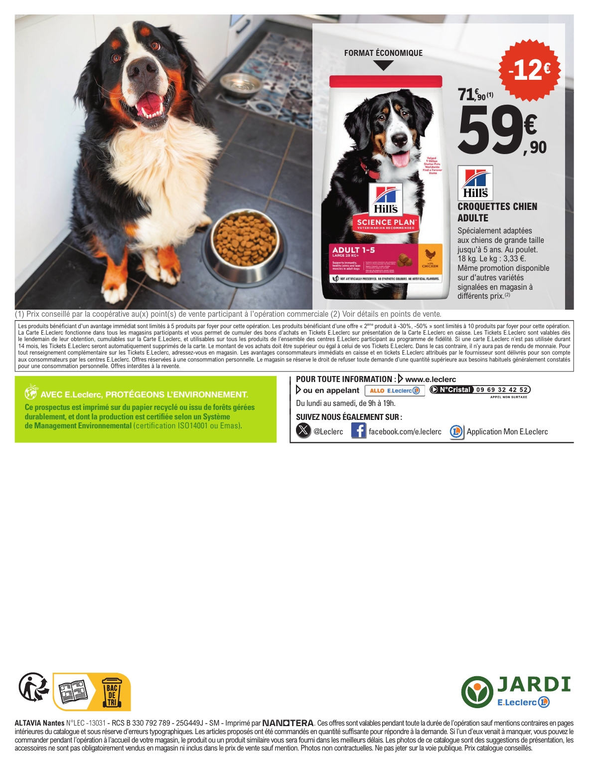 e-leclerc - Catalogue E.Leclerc - Animalerie valable du 28/10 au 08/11 - page: 4