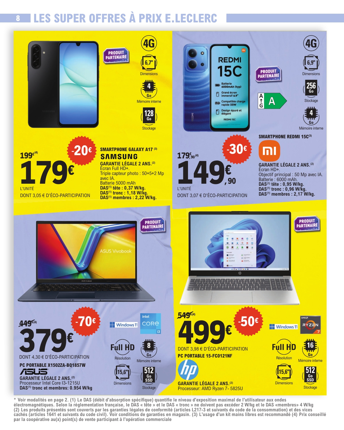 e-leclerc - Catalogue E.Leclerc valable du 28/10 au 08/11 - page: 8 e-leclerc - Catalogue E.Leclerc valable du 28/10 au 08/11 - page: 8