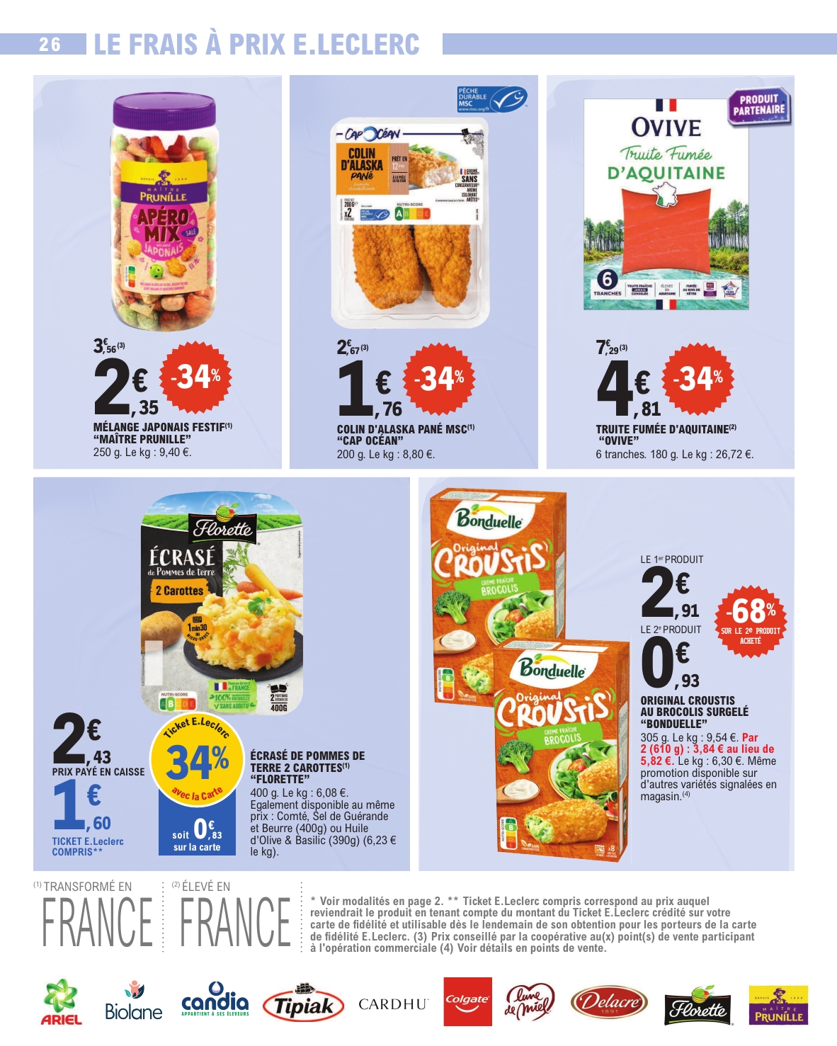 e-leclerc - Catalogue E.Leclerc valable du 28/10 au 08/11 - page: 26 e-leclerc - Catalogue E.Leclerc valable du 28/10 au 08/11 - page: 26