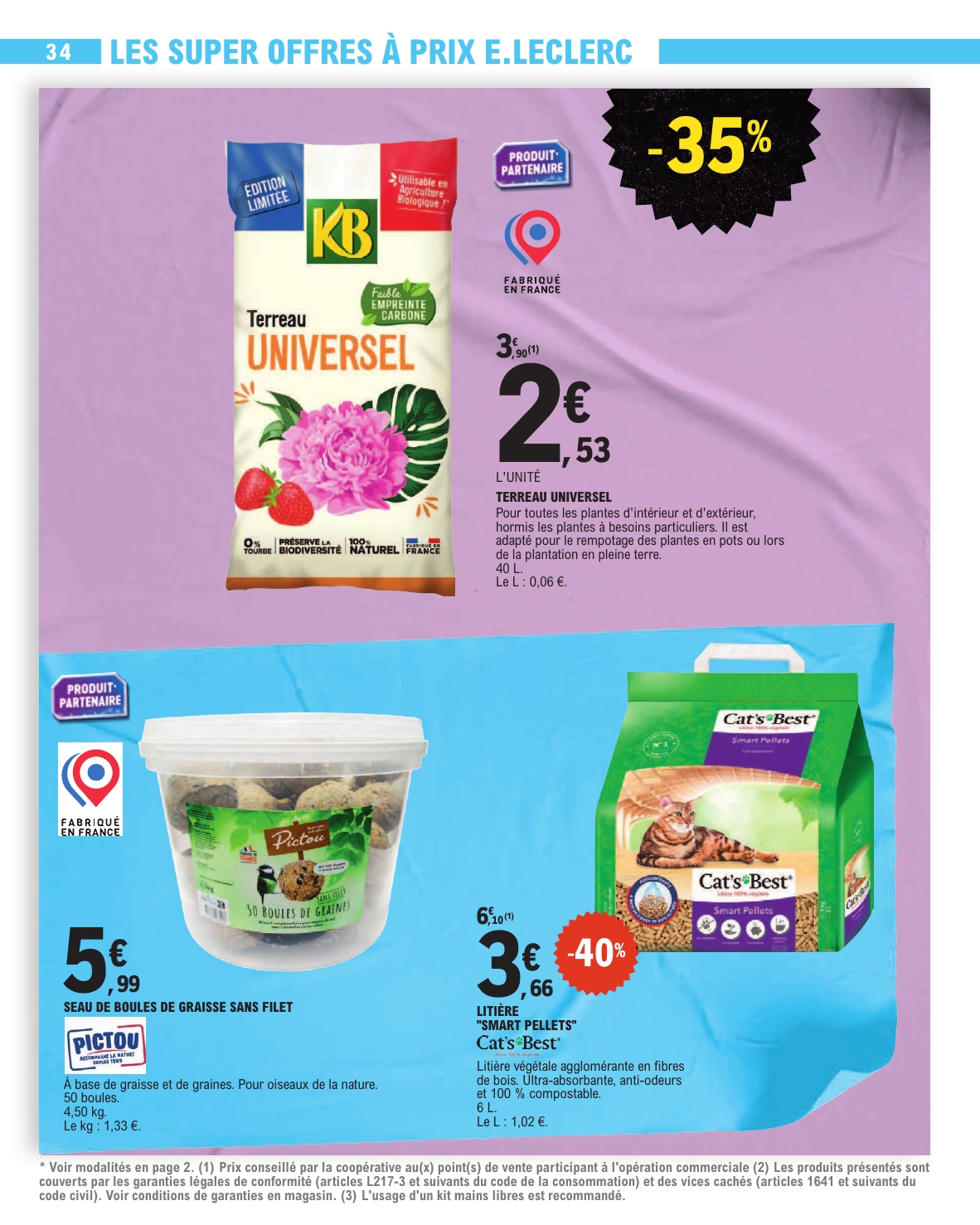 e-leclerc - Catalogue E.Leclerc valable du 04/11 au 15/11 - page: 34
