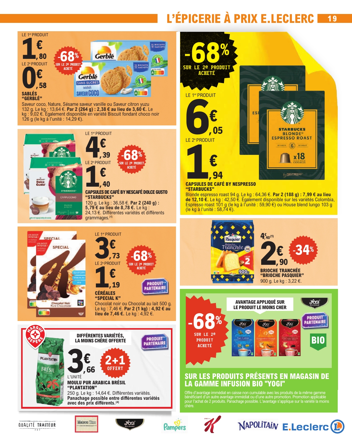 e-leclerc - Catalogue E.Leclerc valable du 04/11 au 15/11 - page: 19