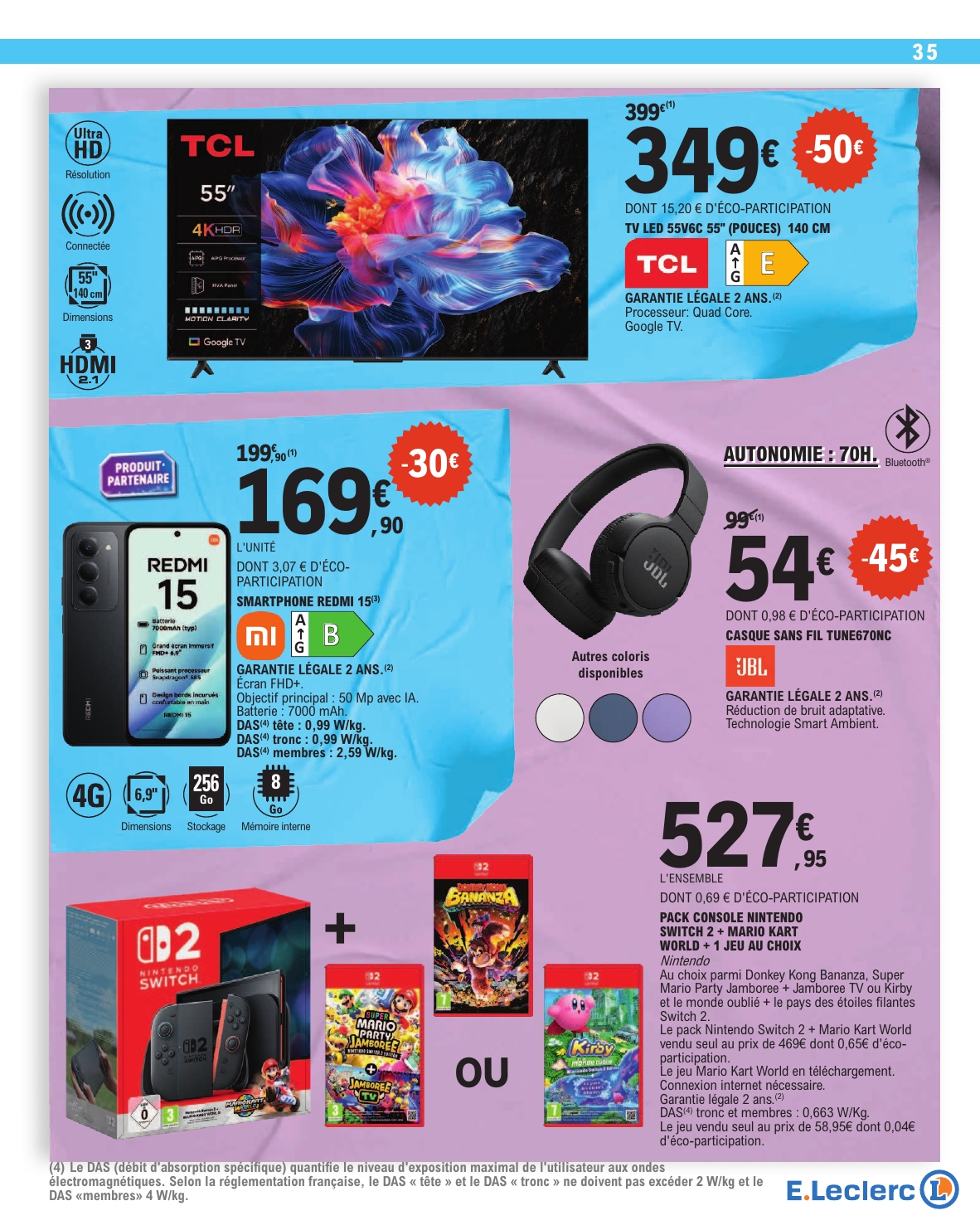 e-leclerc - Catalogue E.Leclerc valable du 04/11 au 15/11 - page: 35