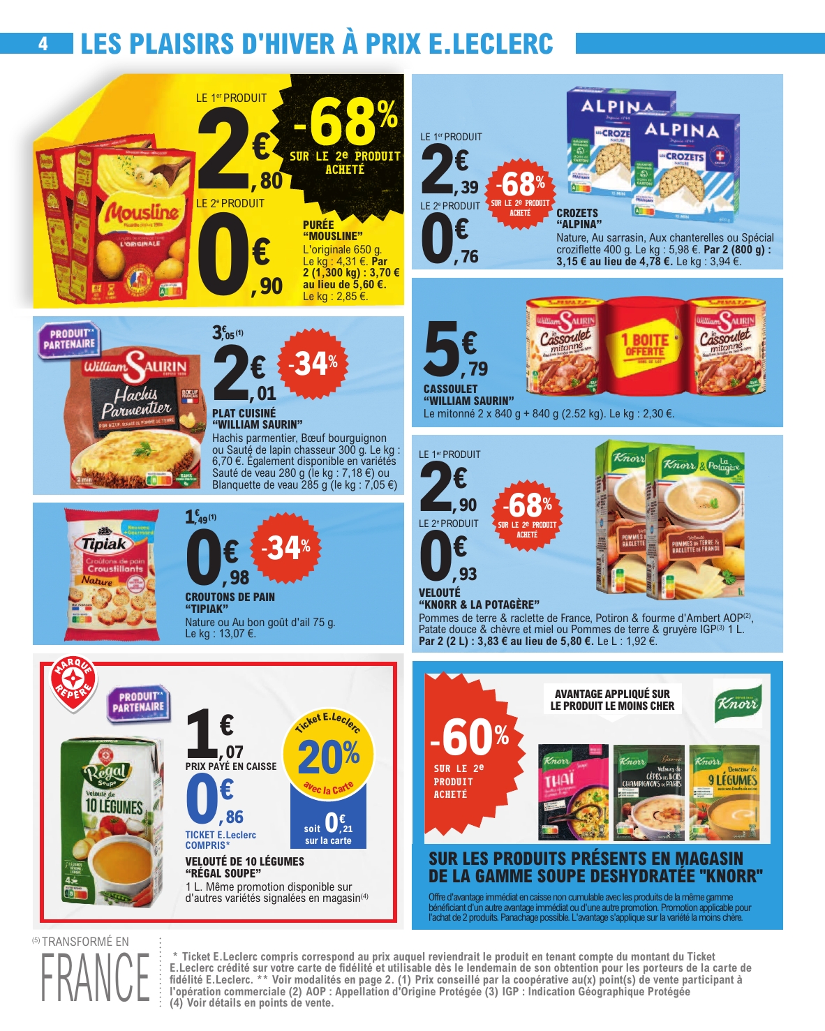 e-leclerc - Catalogue E.Leclerc valable du 04/11 au 15/11 - page: 4