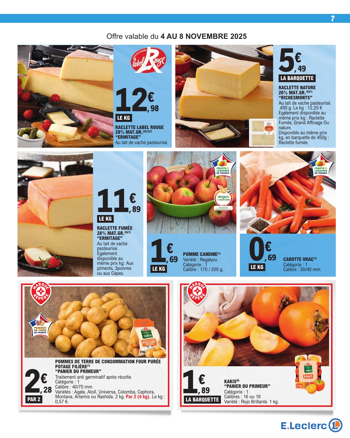 e-leclerc - Catalogue E.Leclerc valable du 04/11 au 15/11 - page: 7