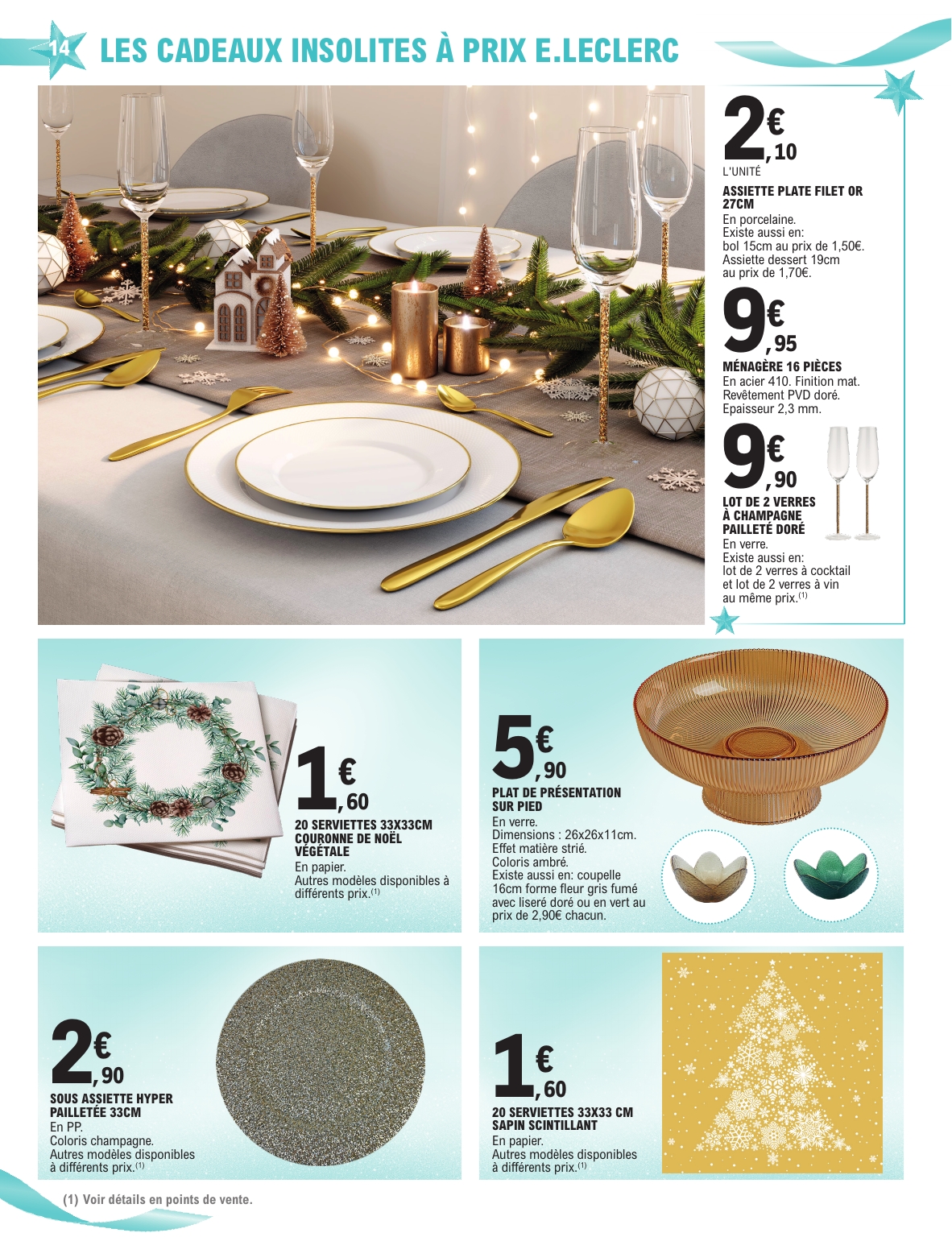 e-leclerc - Catalogue E.Leclerc - Preparation de Noel valable du 04/11 au 15/11 - page: 14