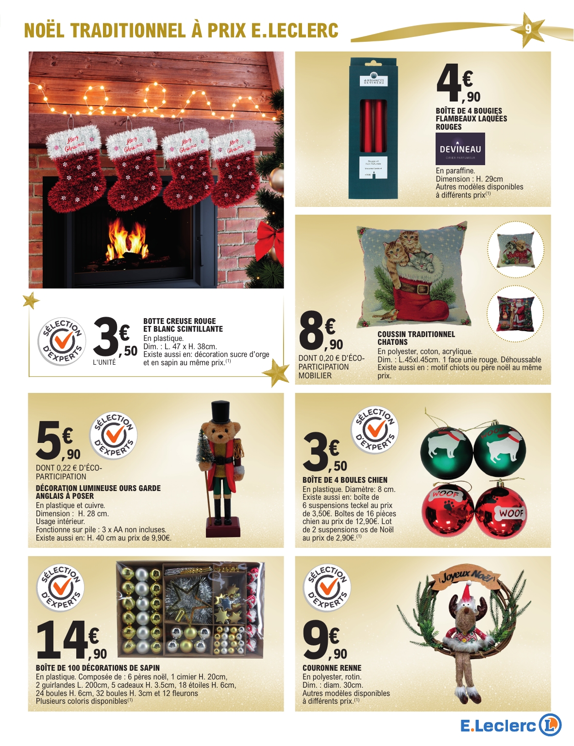 e-leclerc - Catalogue E.Leclerc - Preparation de Noel valable du 04/11 au 15/11 - page: 9