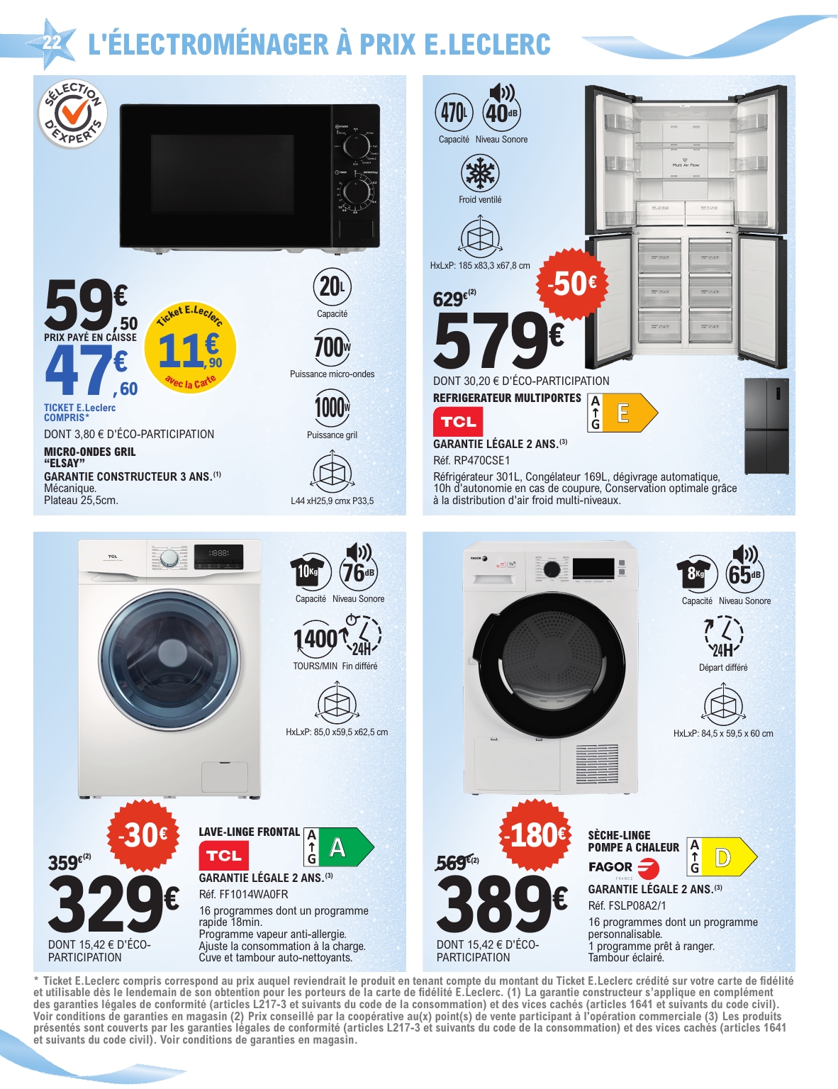 e-leclerc - Catalogue E.Leclerc - Preparation de Noel valable du 04/11 au 15/11 - page: 22