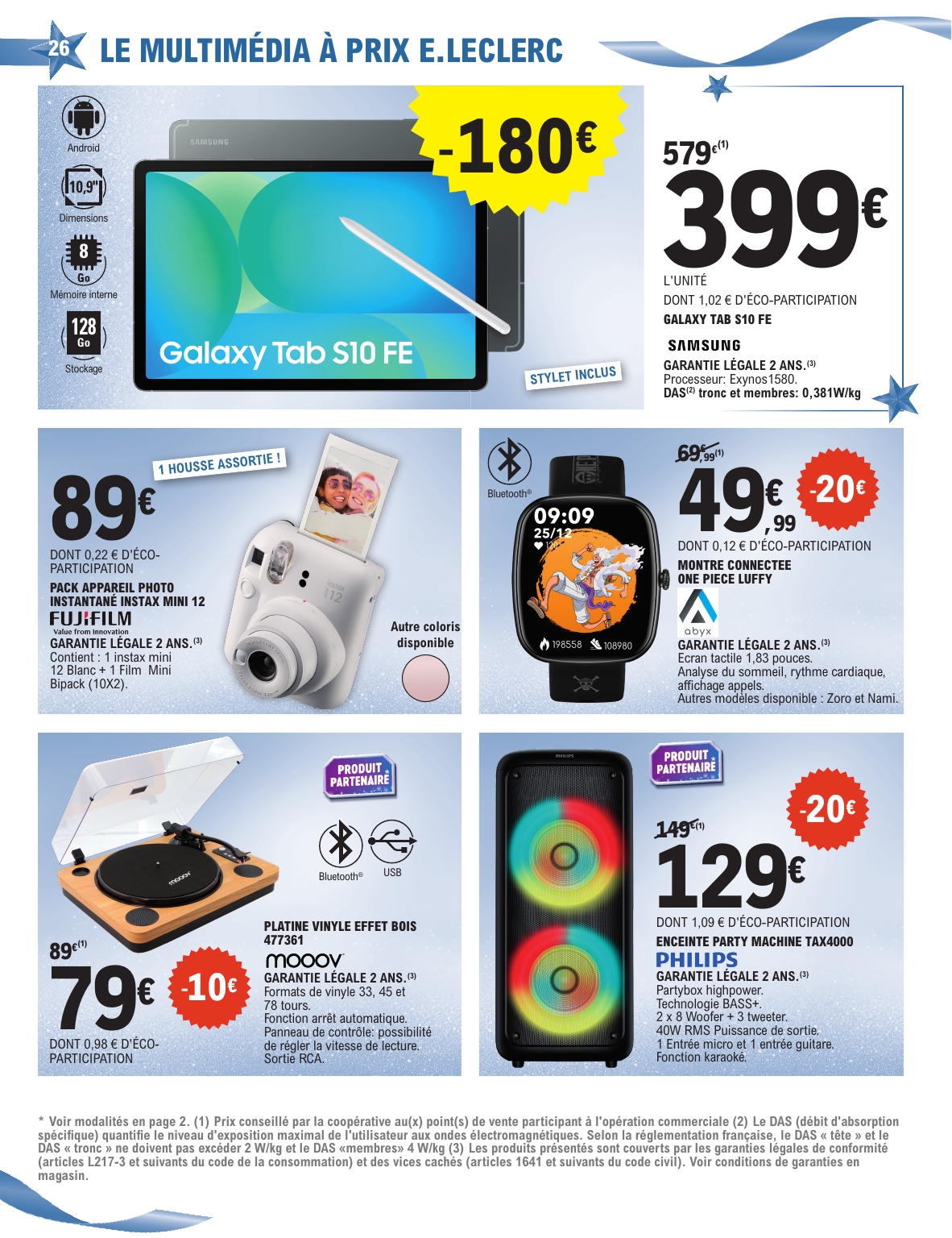 e-leclerc - Catalogue E.Leclerc - Preparation de Noel valable du 04/11 au 15/11 - page: 26