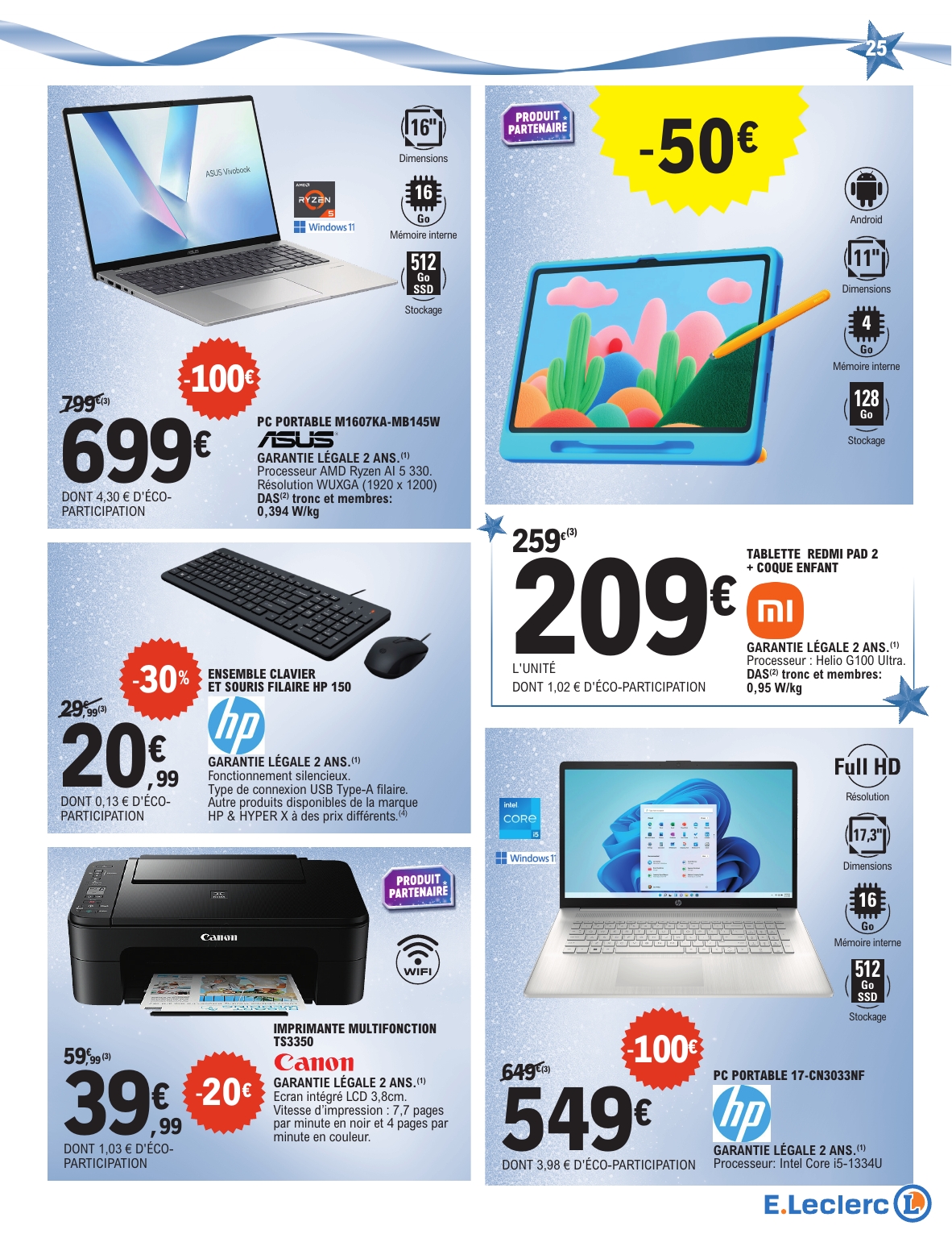 e-leclerc - Catalogue E.Leclerc - Preparation de Noel valable du 04/11 au 15/11 - page: 25