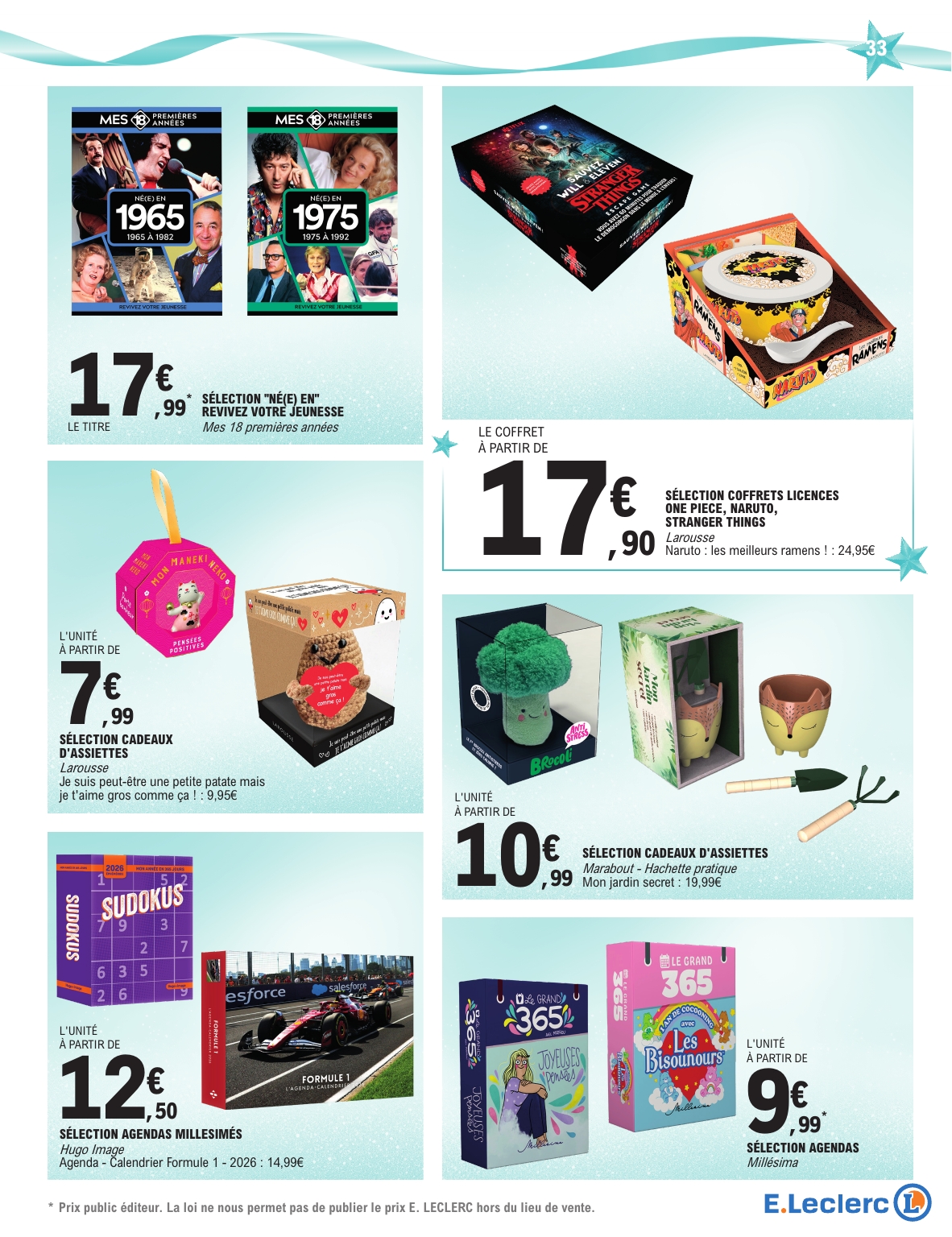 e-leclerc - Catalogue E.Leclerc - Preparation de Noel valable du 04/11 au 15/11 - page: 33