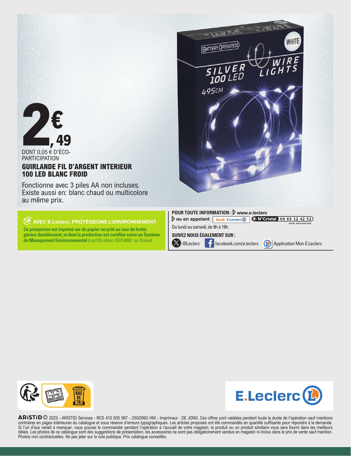 e-leclerc - Catalogue E.Leclerc - Preparation de Noel valable du 04/11 au 15/11 - page: 40