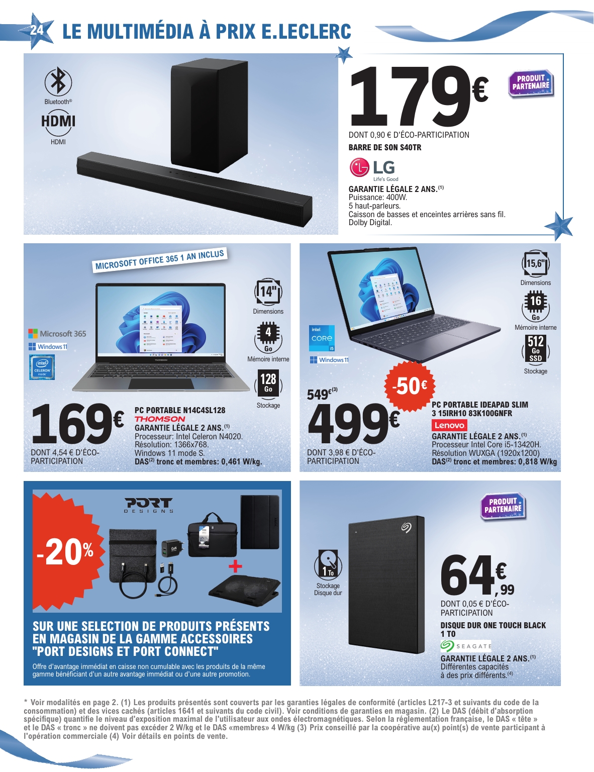 e-leclerc - Catalogue E.Leclerc - Preparation de Noel valable du 04/11 au 15/11 - page: 24